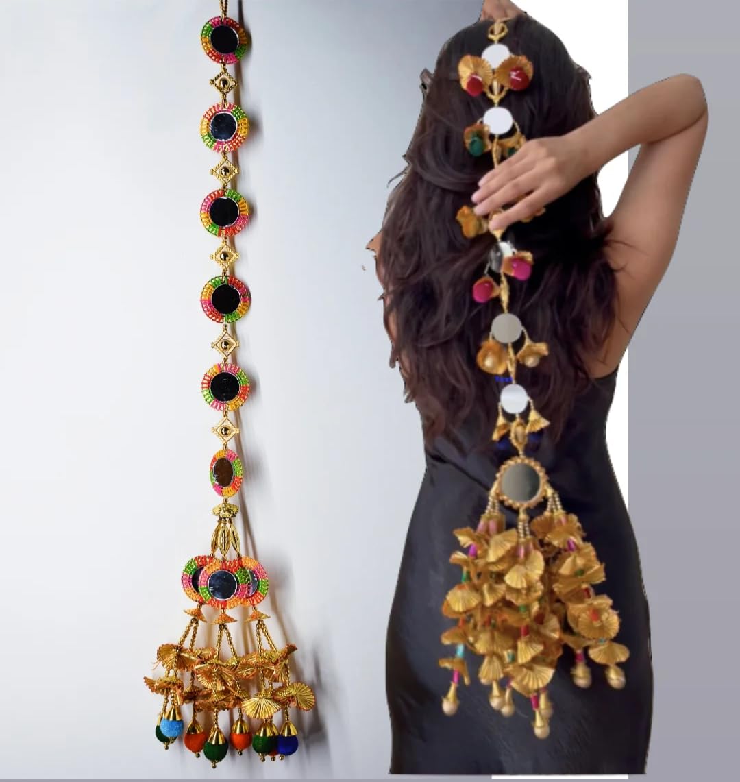 Ethnic at ease Hair Jewellery Choti Jadai Billai Wedding Bridal Mirror Paranda (B0CZ17BGDX) Amazon Price History, Amazon Price Tracker