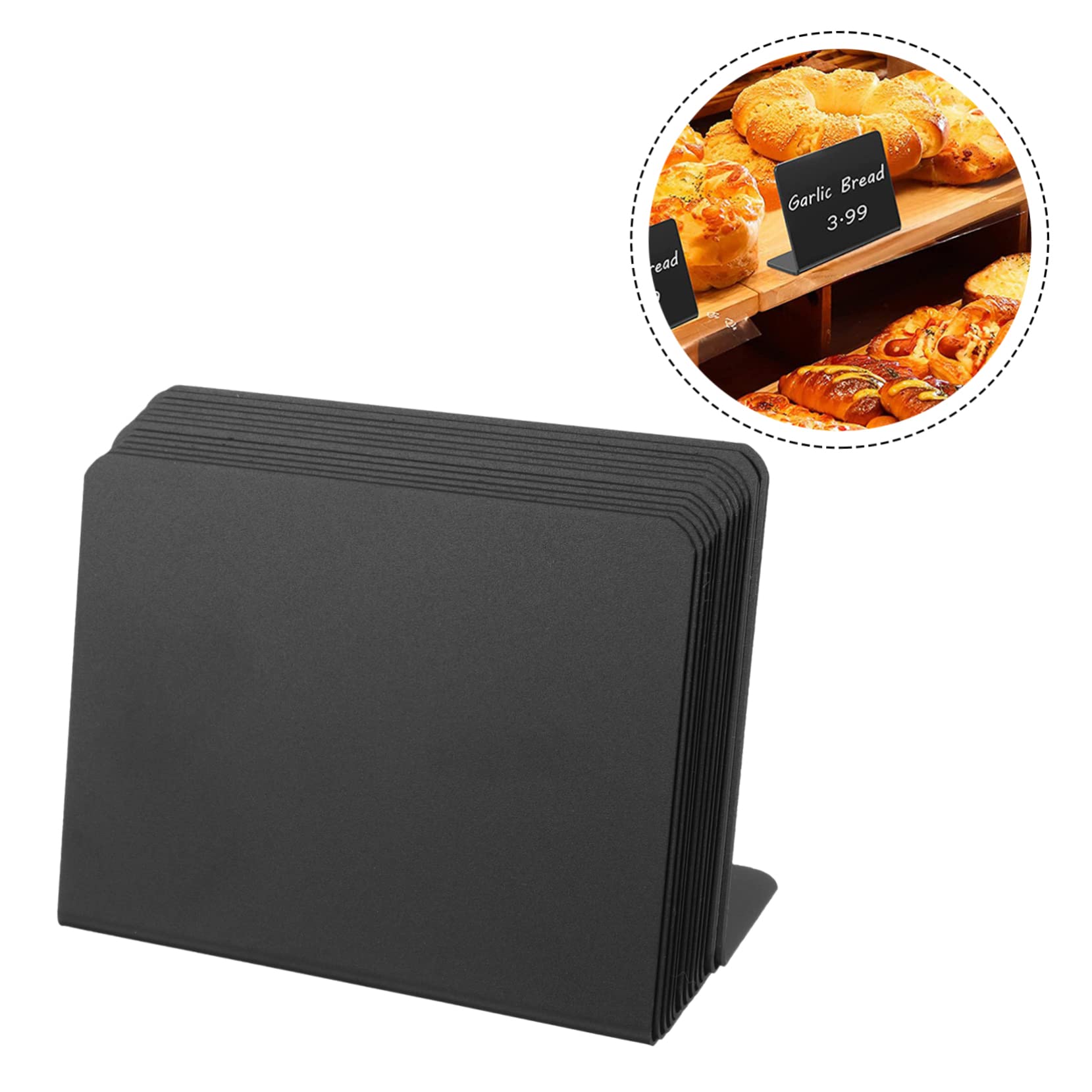 120pièces Mini Tableau Craie Avec Support Panneaux Effaçables Pour Écrire Idéaux Pour Buffets Et Décoration De Fête