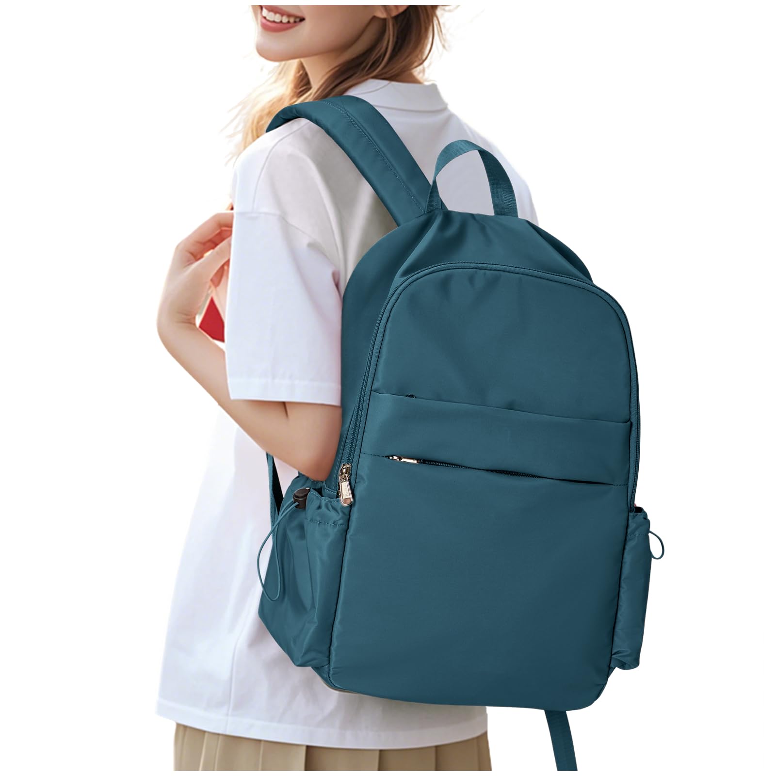 WEPLAN Zaini Scuola Superiore Ragazza Zaino Scuola Media Zaino Università Zainetto Cartella Casual Daypacks Borsa da Scuola Zaino Donna Scuola Viaggio Impermeabile Backpack Zaino porta PC 14 Pollici