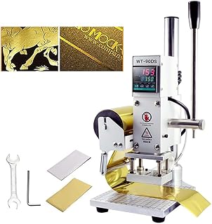 Digital Embossing Machine, Hot Foil Stamping Machine Manual Tipper Stamper, Multifunctional Logo Embossing Machine, Hot Fo...