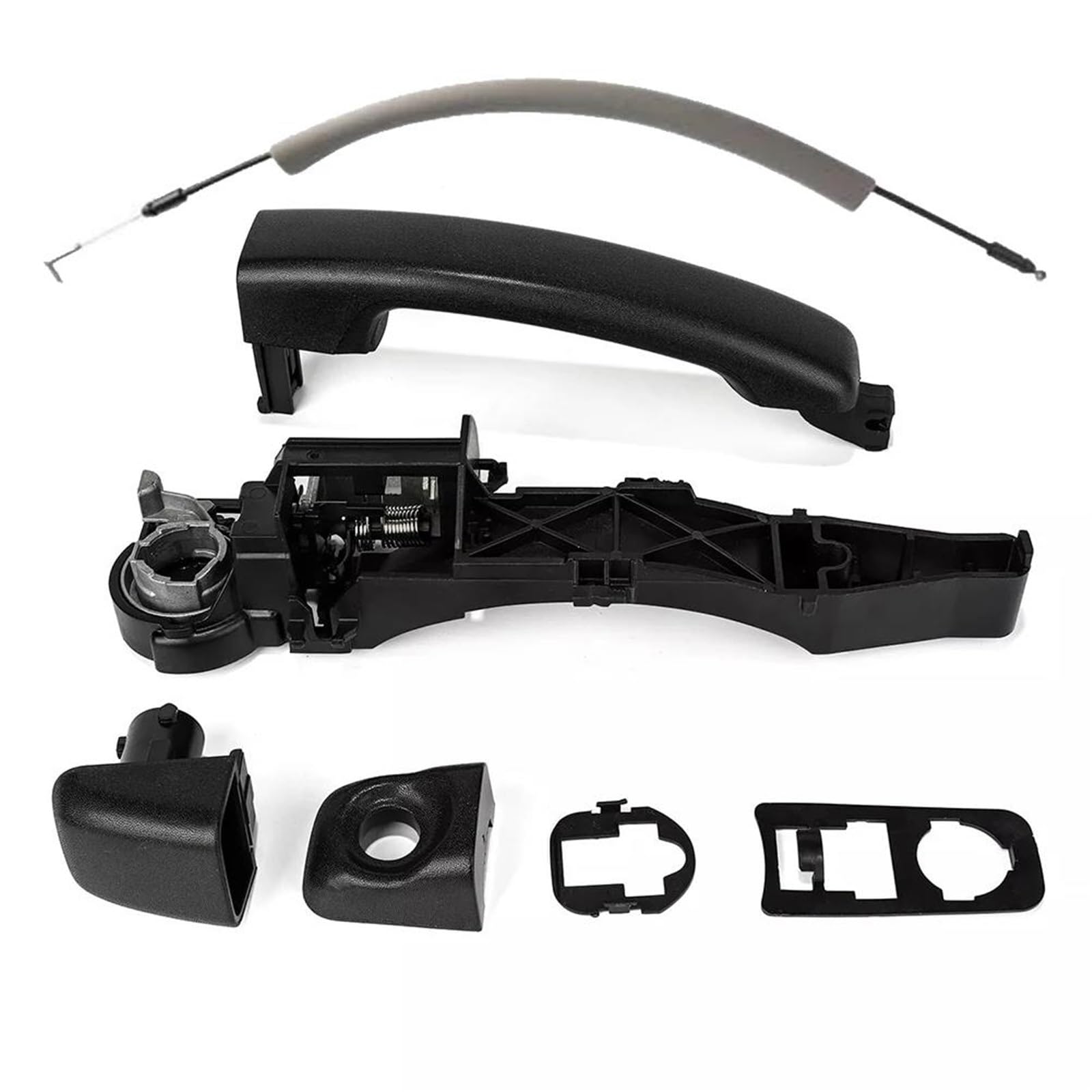 HETEVSCCK for Renault for Master MK3 806075963R 806067794R Outer Handle with Bracket Car Exterior Door Handle with Cable