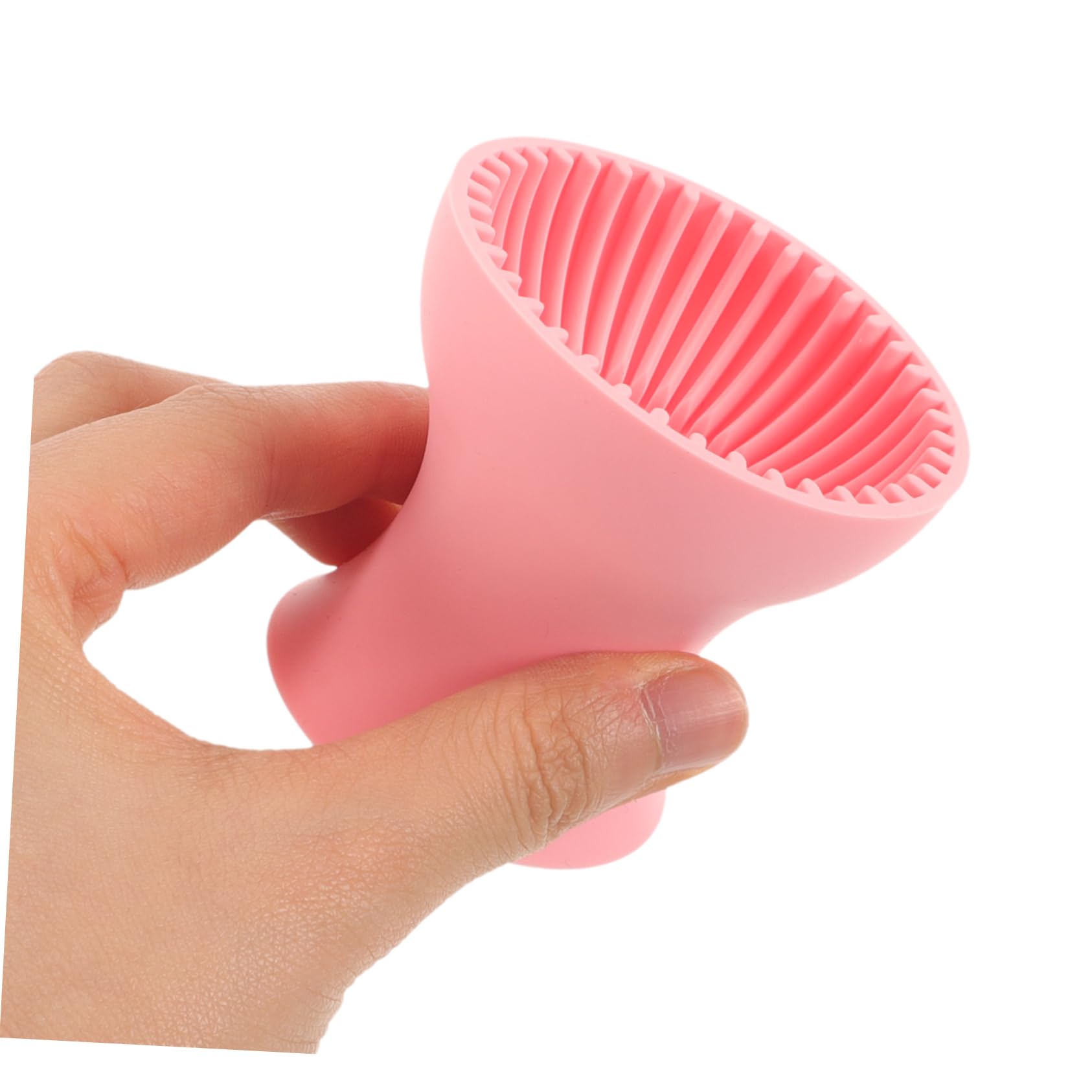 HAPINARY Makeup Brush Cleaner Cup Silicone Cosmetic Brush Travel Size Easy to Use for Women
