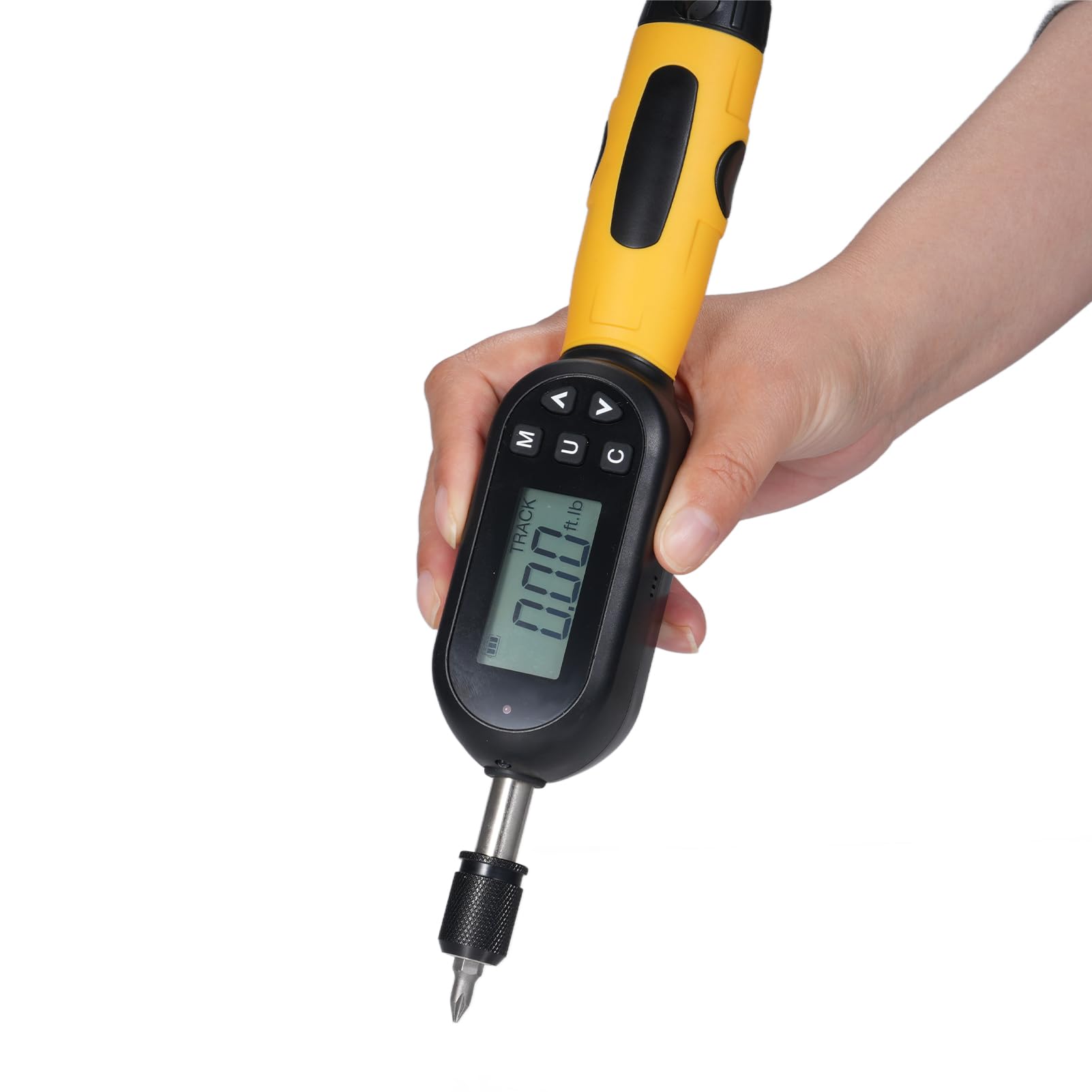 Luocute Cacciavite Dinamometrico Digitale, 1,2-12 Nm con Cicalino LED, Set di Chiavi Dinamometriche Regolabili per Uso Industriale Elettrico Meccanico (YNL-12)