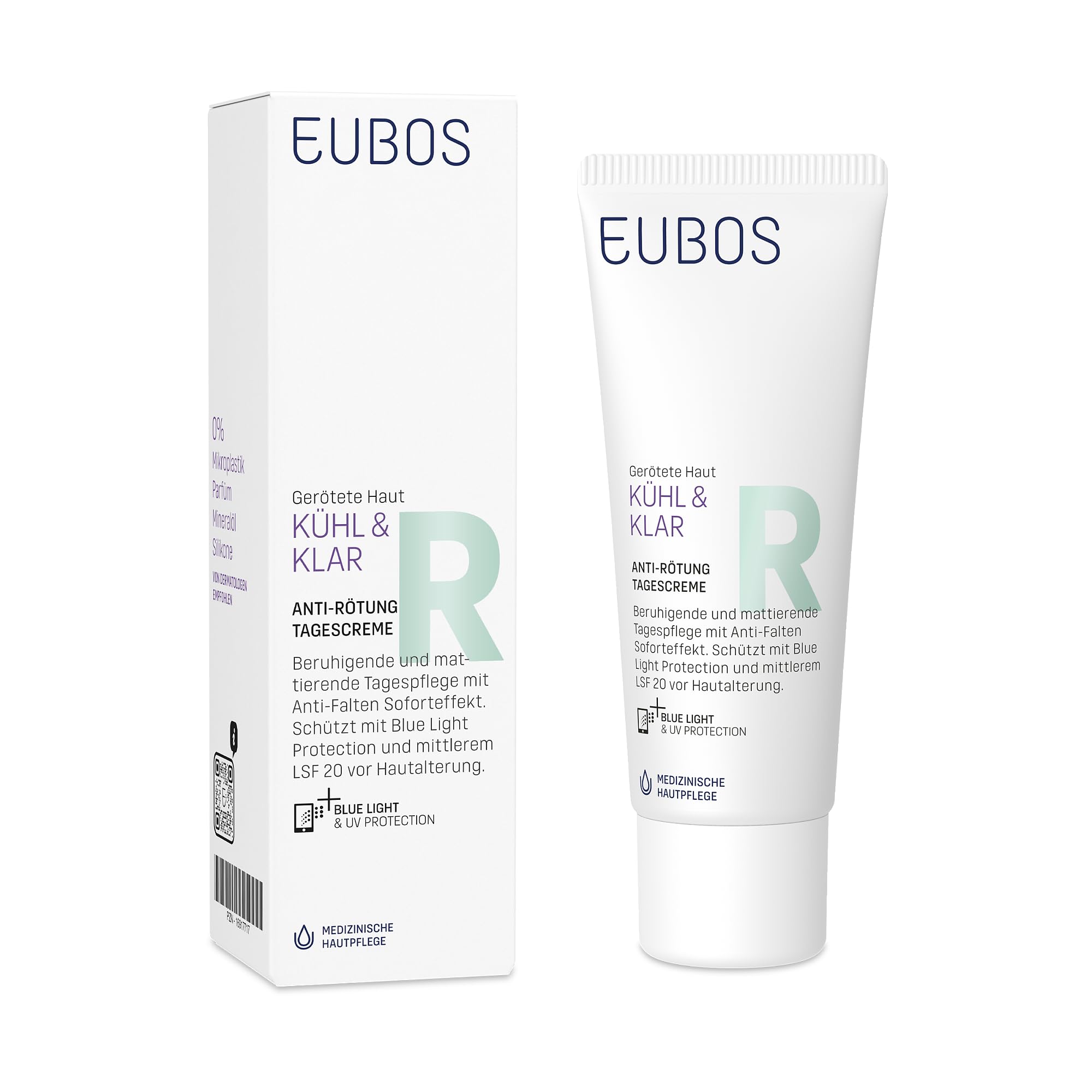 EUBOS Kühl & Klar Anti-Rötung Tagescreme LSF 20, 40 ml