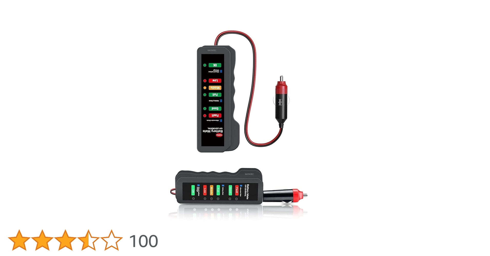 Digital Battery Analyzer, Digital Car Battery Tester With CCA And Internal Analyzer Digital Battery Analyzer, Variable Gain