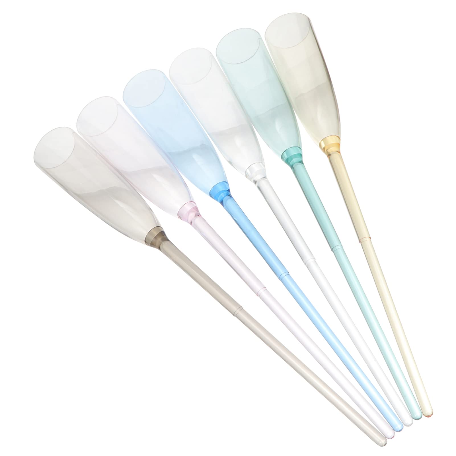 Ciieeo 6Pcs Acrylic Toasting Flutes Cocktail Goblets for Parties Stylish and Shatterproof Drinkware for Weddings Birthdays and Celebrations