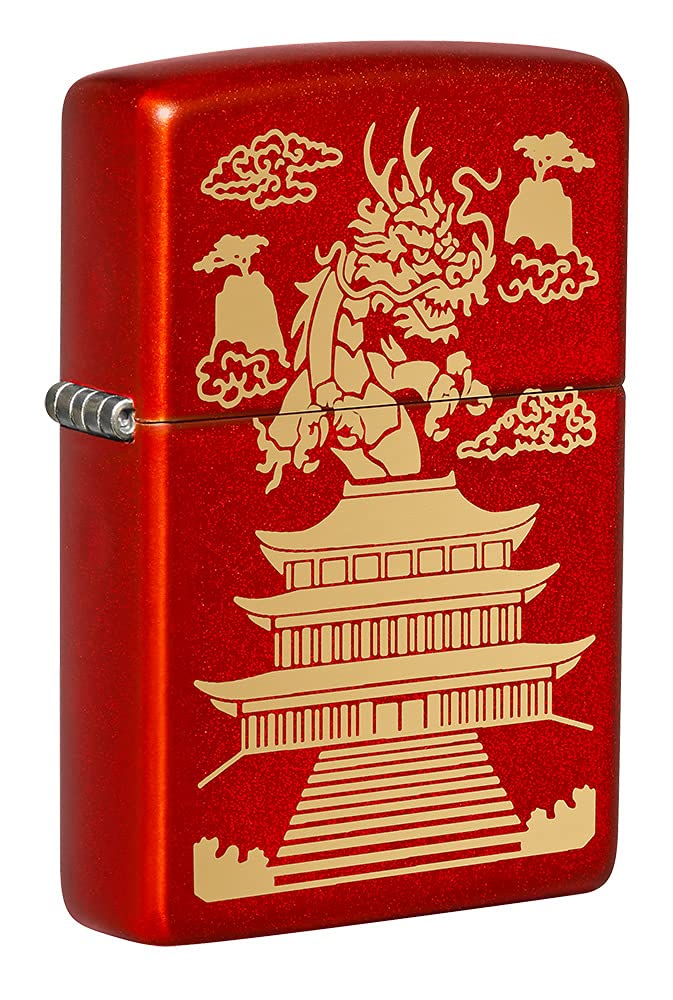ZippoEastern Design Metallic Red Pocket Lighter