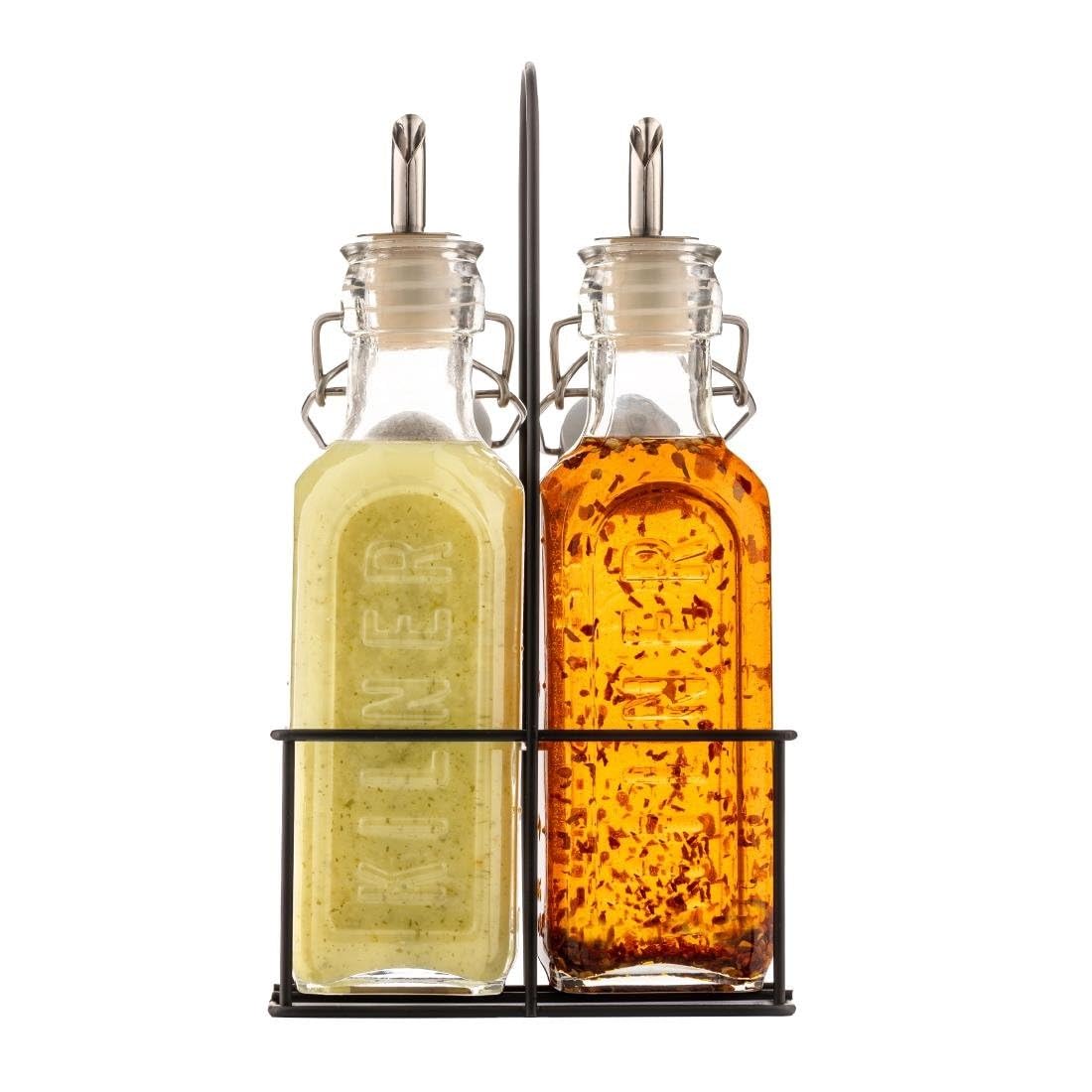 Set De Bouteilles D'huile Et De Vinaigre - Distributeur D