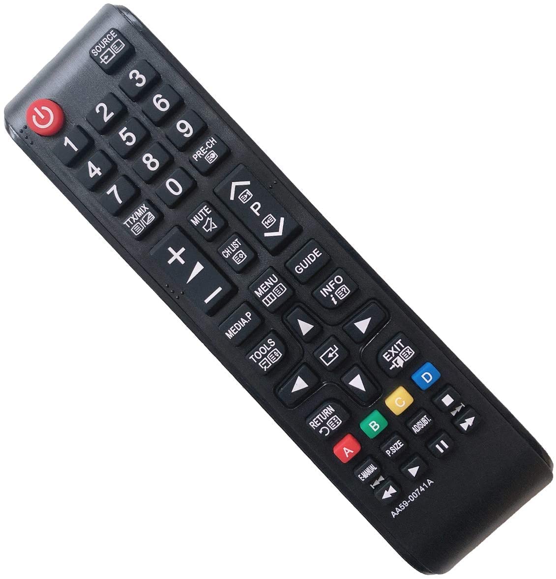 New Replacement Samsung Remote Control AA59-00741A Remote for Samsung TV BN59-01175N AA59-00786A AA59-00602A BN59-01247A PN51E535A3F PN60E535A3F T24B350ND T22B350ND No Setup Required By Zee & S