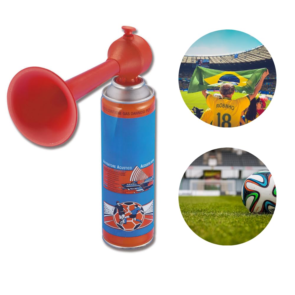 Tromba da Stadio a Gas, Avvertimento Acustico Professionale Nautico TROMBETTA Gas Stadio Attacco Scatto Nautica Barca gommone segnalatore Acustico