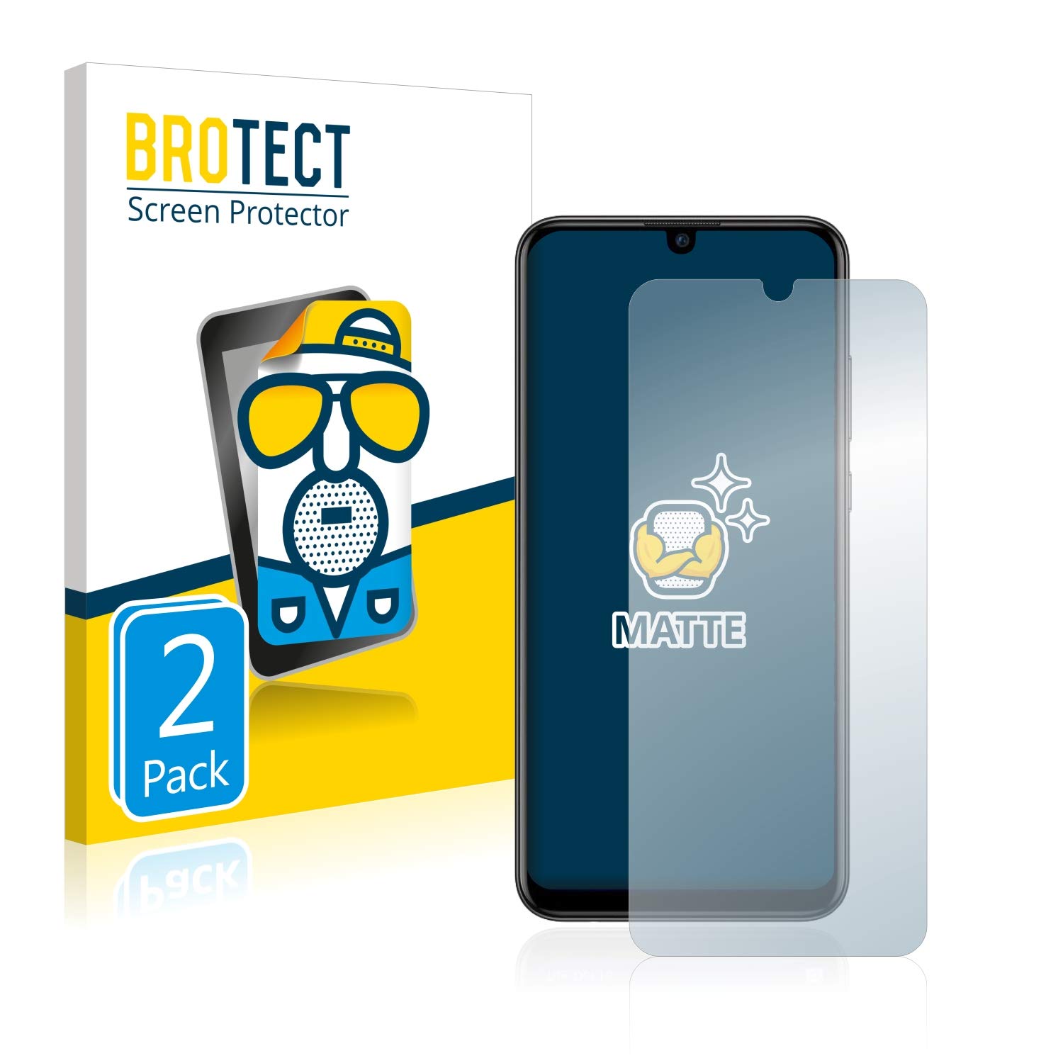 2 Pezzi Antiriflesso Pellicola Protettiva Opaca per Huawei P