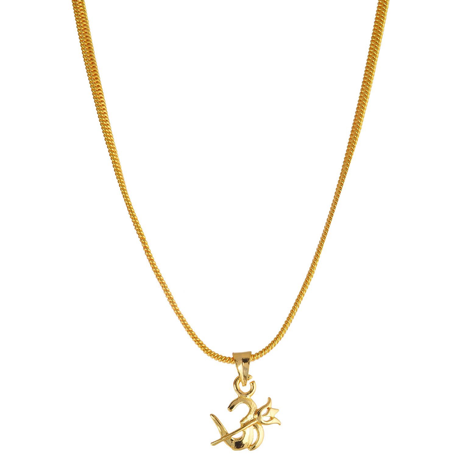 Handicraft Kottage Om Pendant With Micro Gold Plating Pendant With Chain For Women (B00VA1PLRU) Amazon Price History, Amazon Price Tracker