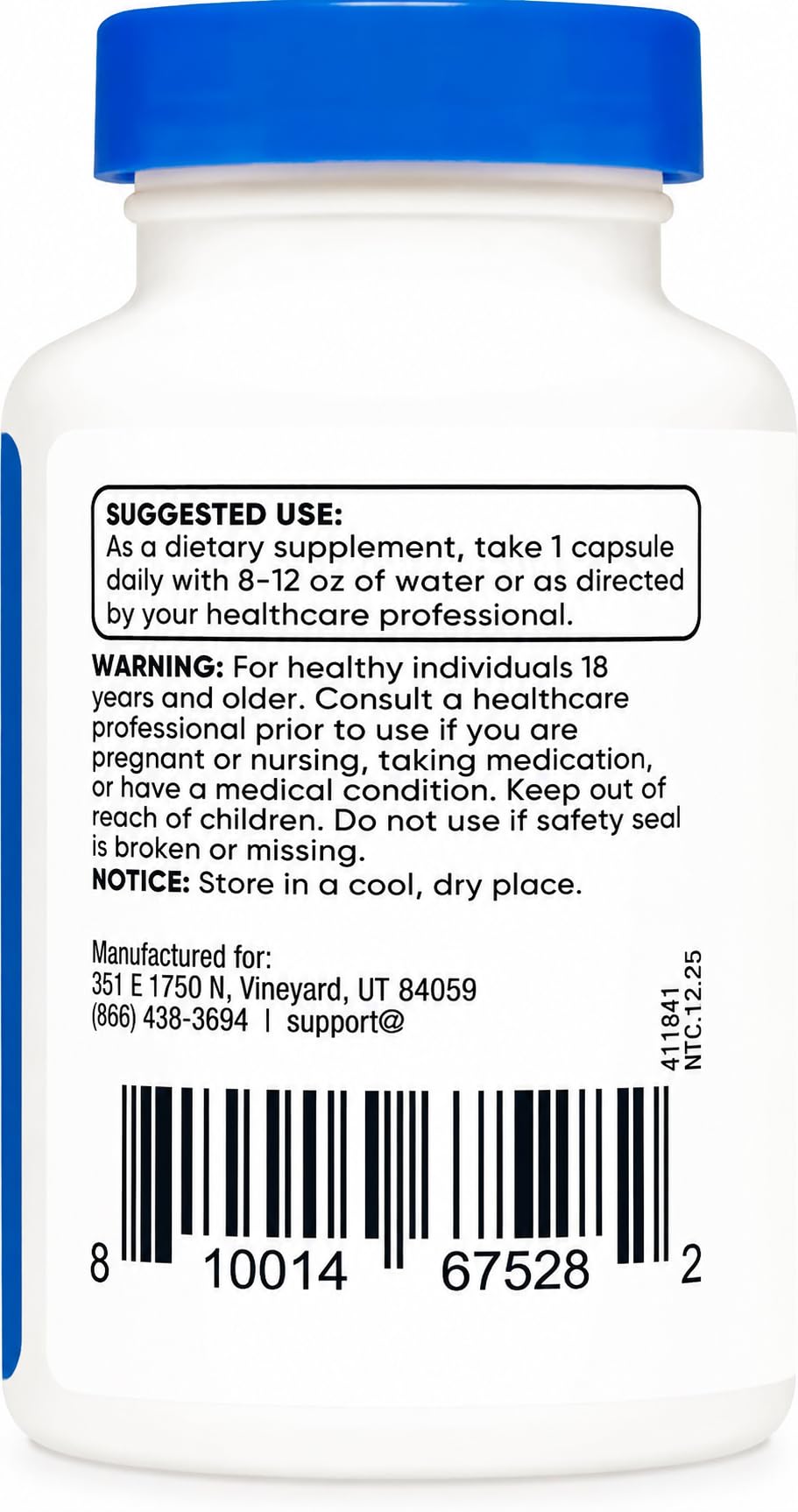 TUDCA (Tauroursodeoxycholic Acid) - Nahrungsergänzungsmittel mit 250 mg, 30 Kapseln, 30 Portionen – Glutenfrei, Gentechnikfrei