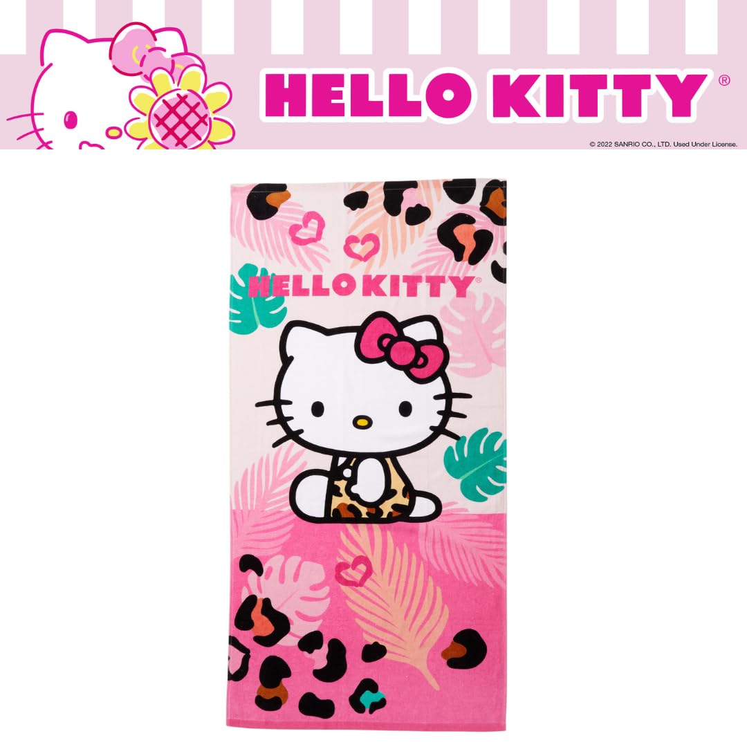 ハローキティ クロス100%コットン Amazon.com: Franco Hello Kitty Kids Bath/Pool/Beach Soft