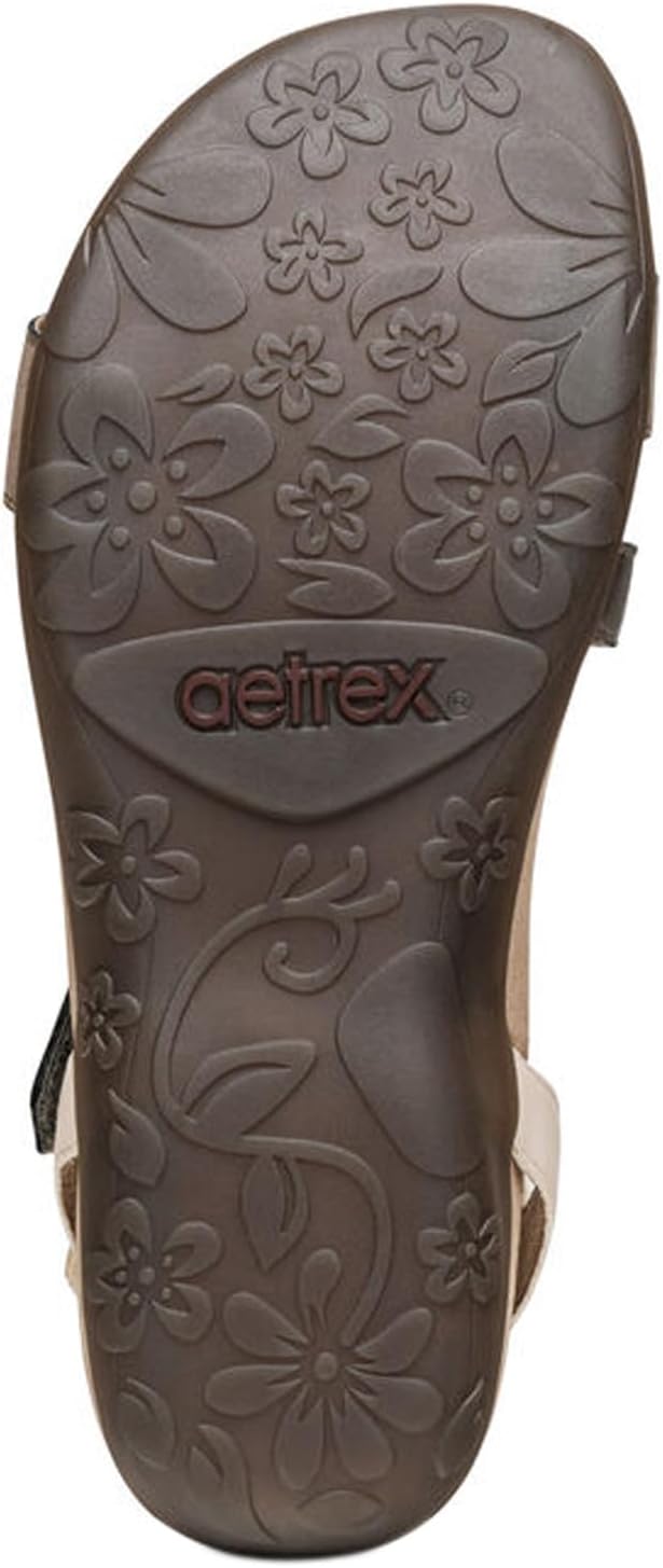 Aetrex Women's Gabby Orthopedic Strappy Sandals For Women - Adjustable Open Toe Arch Support Fashion Womens Sandals - Image 6