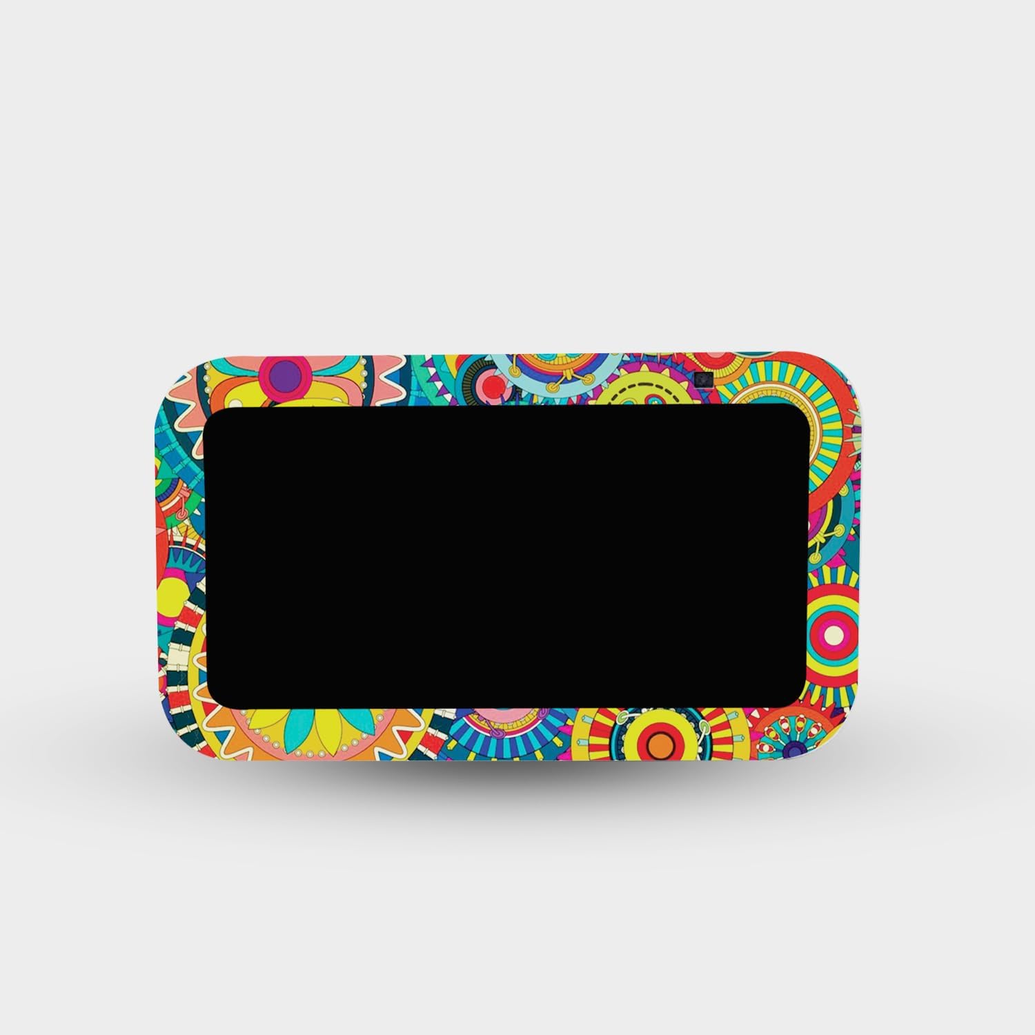 MightySkins Skin Compatible with Amazon Echo Show 5 (Gen 3) - Flower Wheels | Protective, Durable, and Unique Vinyl Decal wrap Cover | Easy to Apply, Remove, and Change Styles