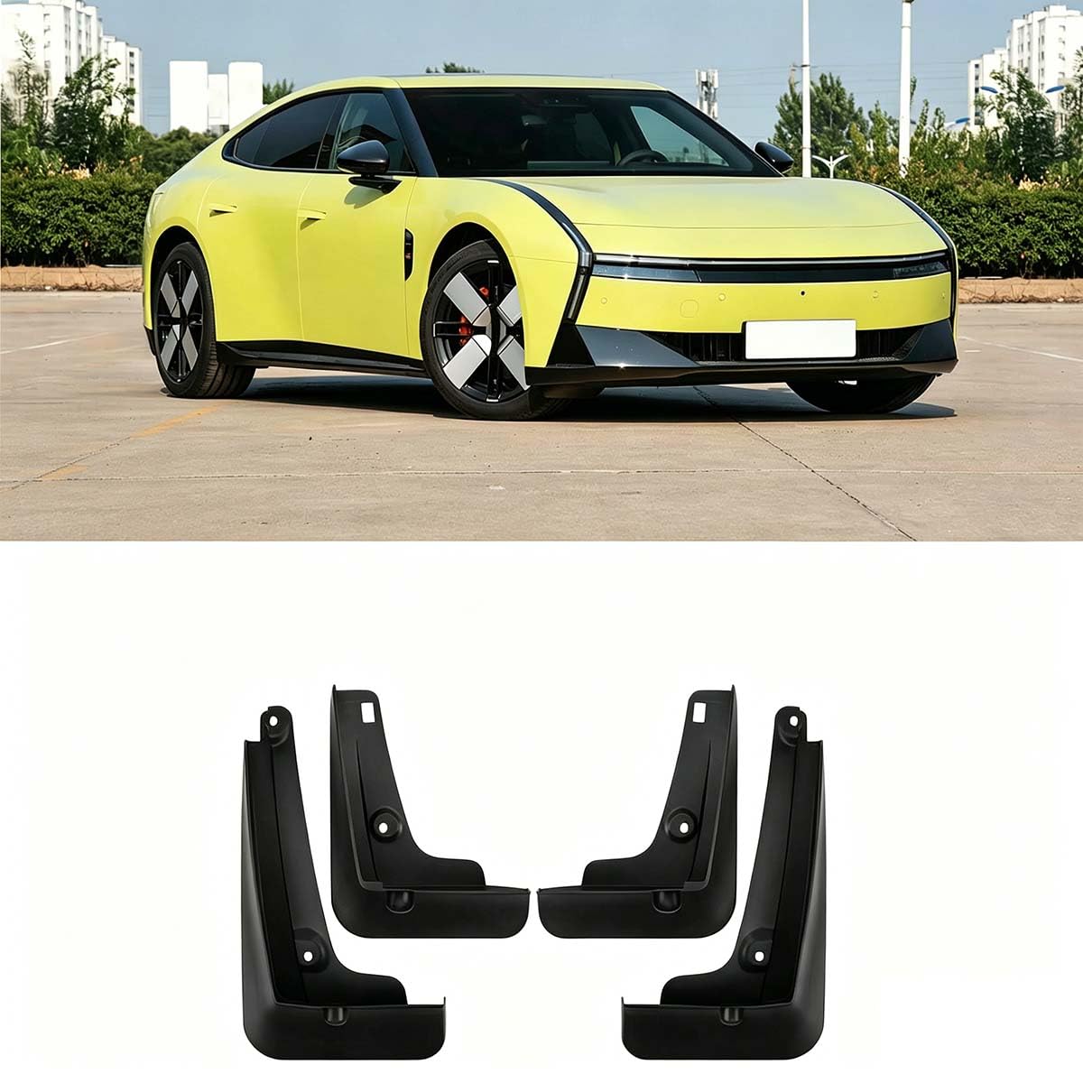 Car mud flaps,Compatible with Xpeng P7 2025,Car exterior accessories