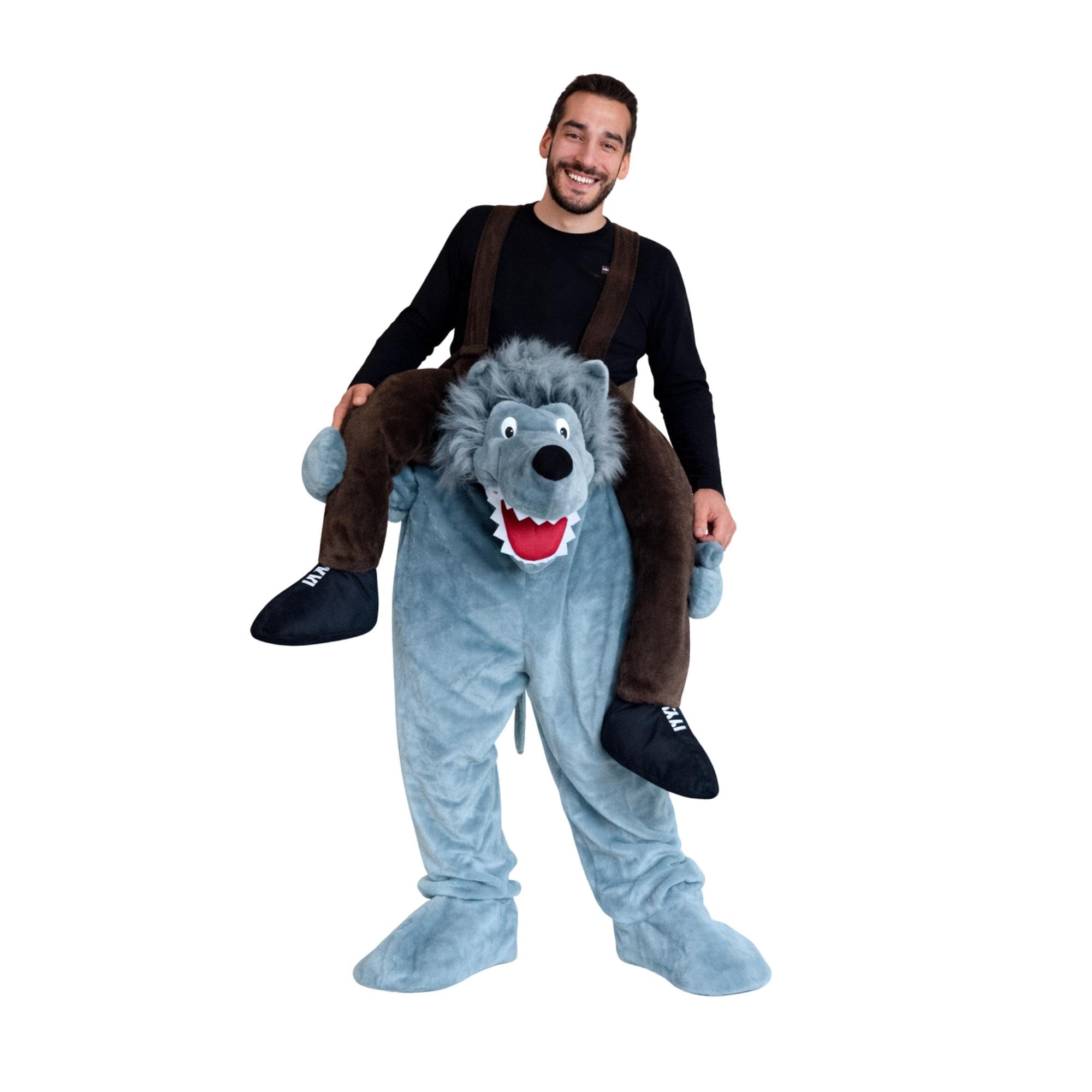 Ikumaal Carry Me Kostüm-e, Einheitsgröße (M-L), für Erwachsen-e Männer Frau-en, Tier-e Kostüm Fasching Karneval Fasnacht Faschingskostüm-e Karnevalskostüm-e
