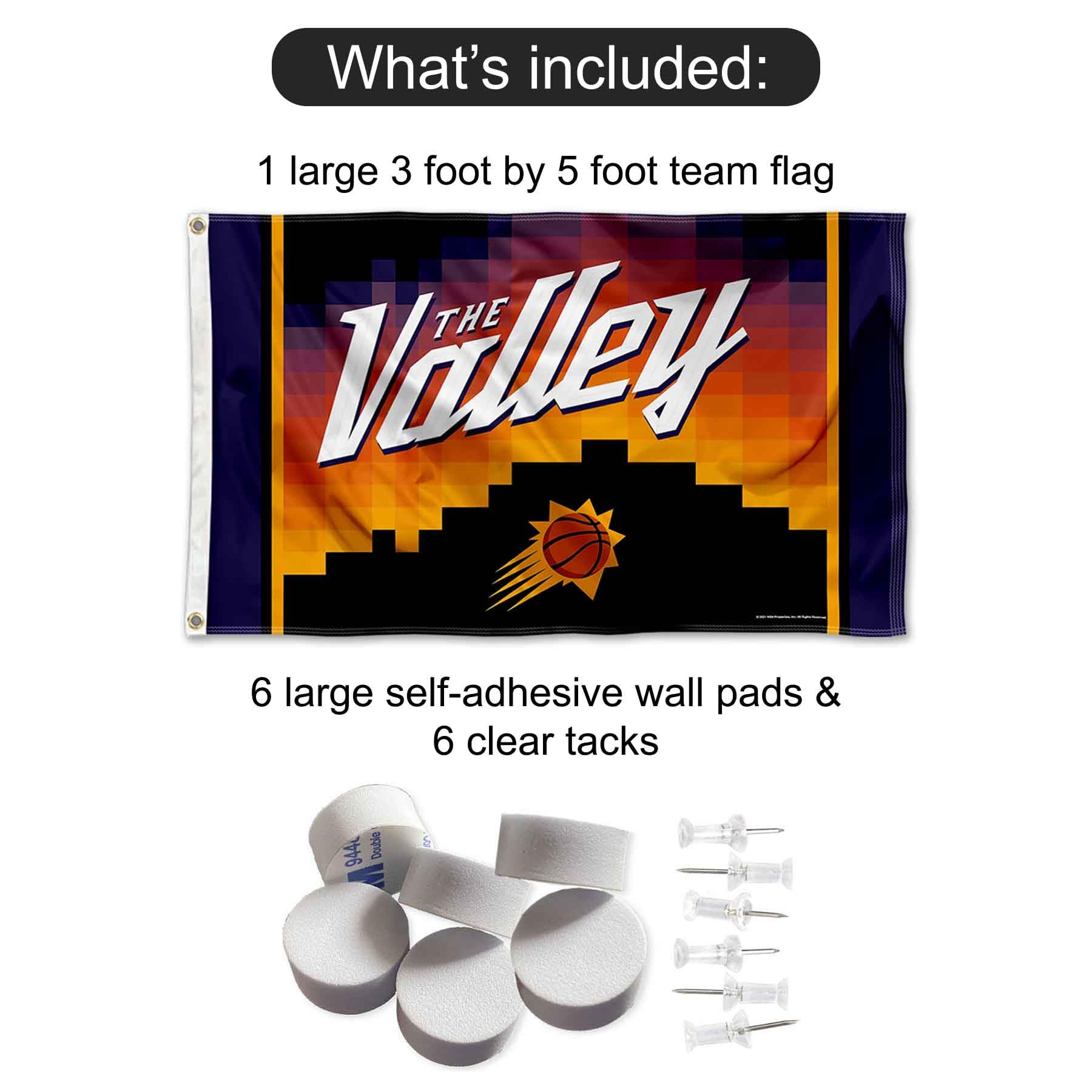Amazon.com : Phoenix Suns City Edition Banner and Tapestry Wall