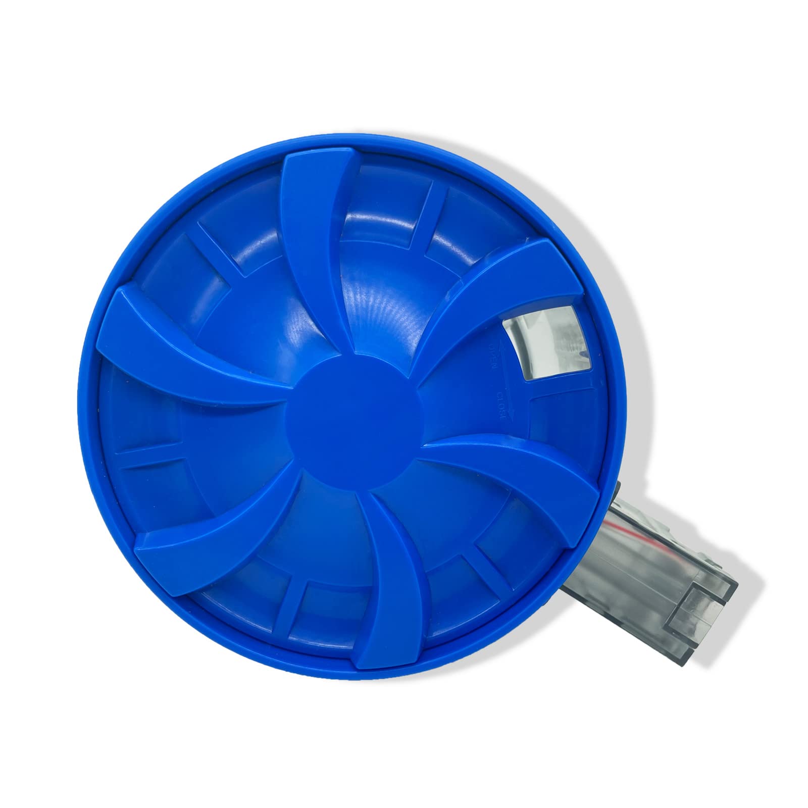 Updated 1200 Water Beads Round Drum Magazine Accessories Compatible with Splatrball Splatter Ball Gun SRB1200 400 400-SUB Drum Mag Blue