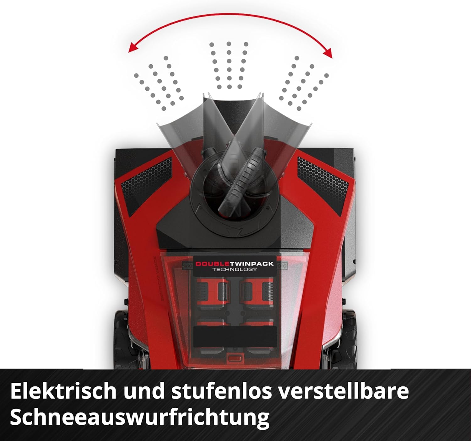 Einhell Professional Akku-Schneefräse GP-ST 36/53 Li E BL-Solo Power X-Change (36 V, Brushless, 53 cm Arbeitsbreite, max. 33 cm Schneehöhe, inkl. Reinigungsspatel, ohne Akku)