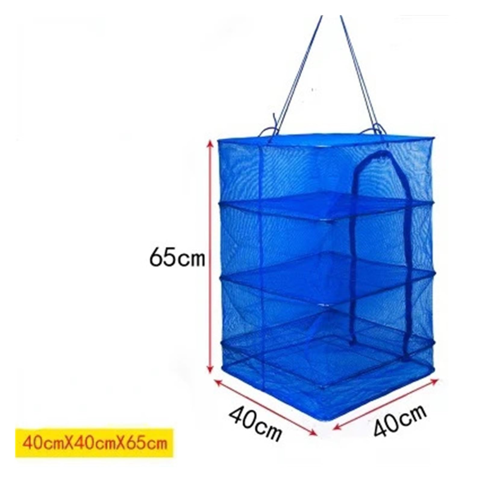 Rete Essiccazione Essiccatore ad aria a 3 livelli for frutta, carne, pesce essiccato, secca, essiccatore armadio erbe aromatiche(40cmx40cmx65cm)