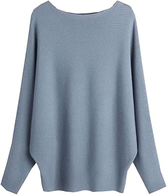 Pull Pour Femme Grande Taille, Col Bénitier à Boutons Et Manches