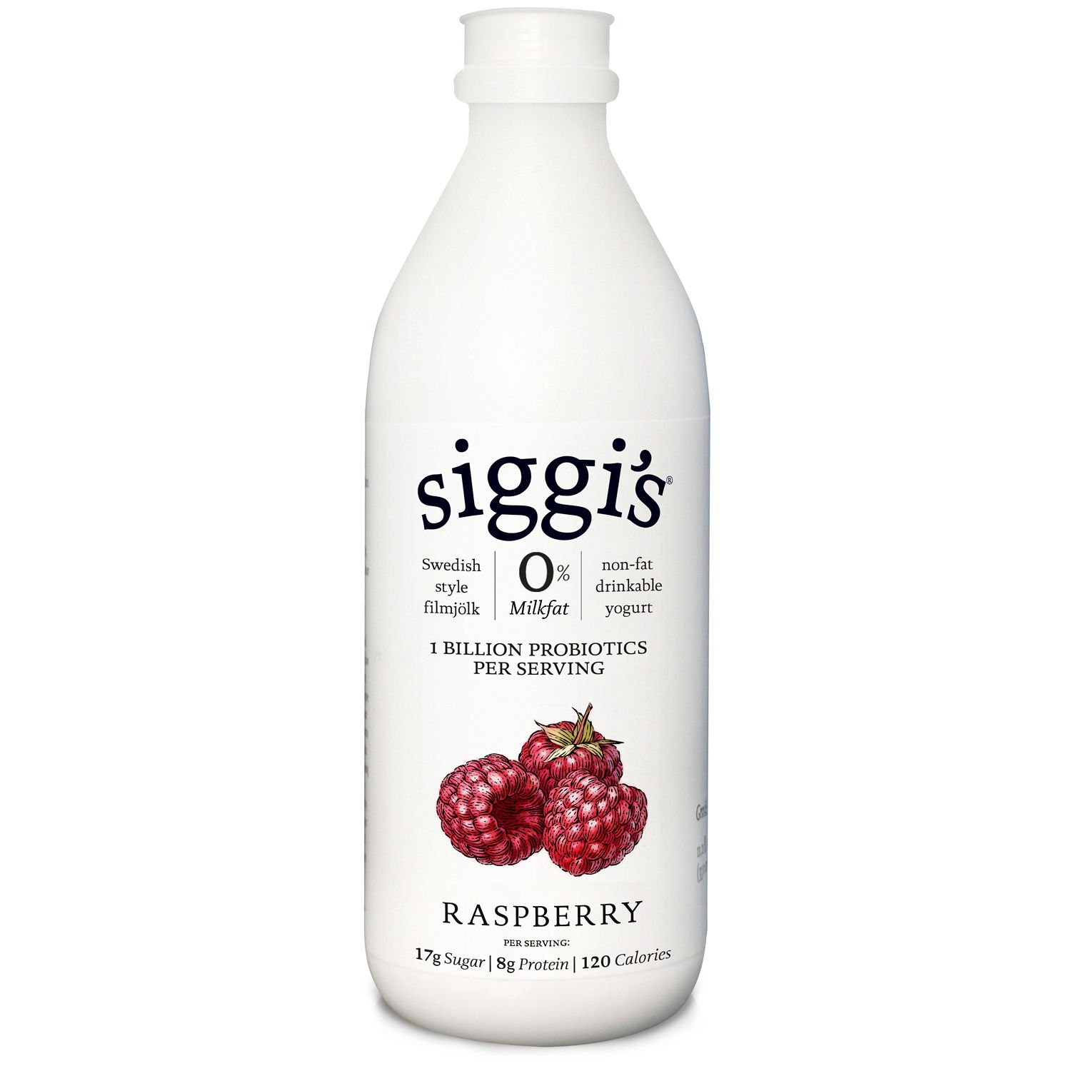 Buy Siggis Non Probiotic Drinkable Yogurt, Raspberry, 32 Ounce (Pack