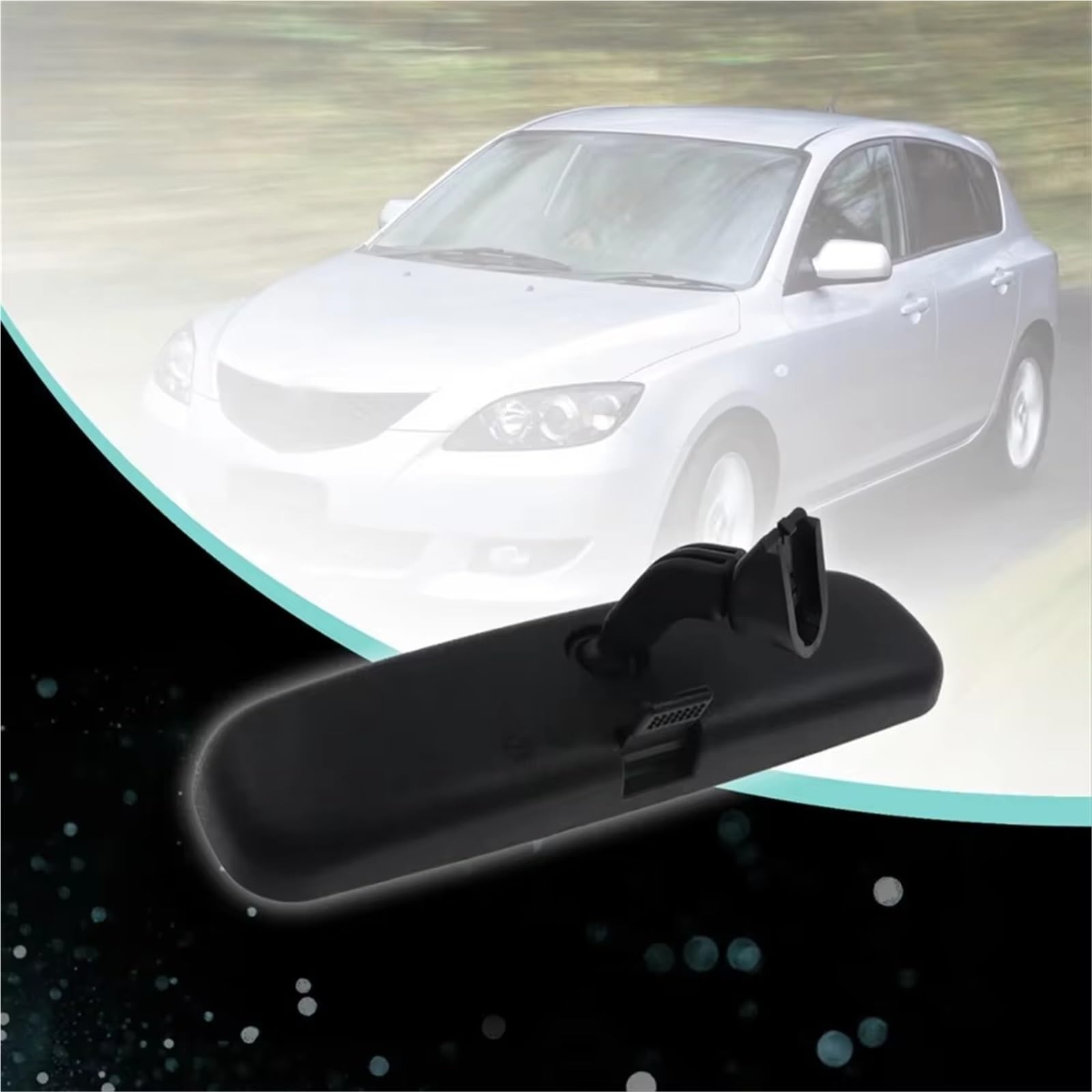 RüCkspiegel BP4K69220 Couvercle intérieur en verre pour Mazda 2004-2006