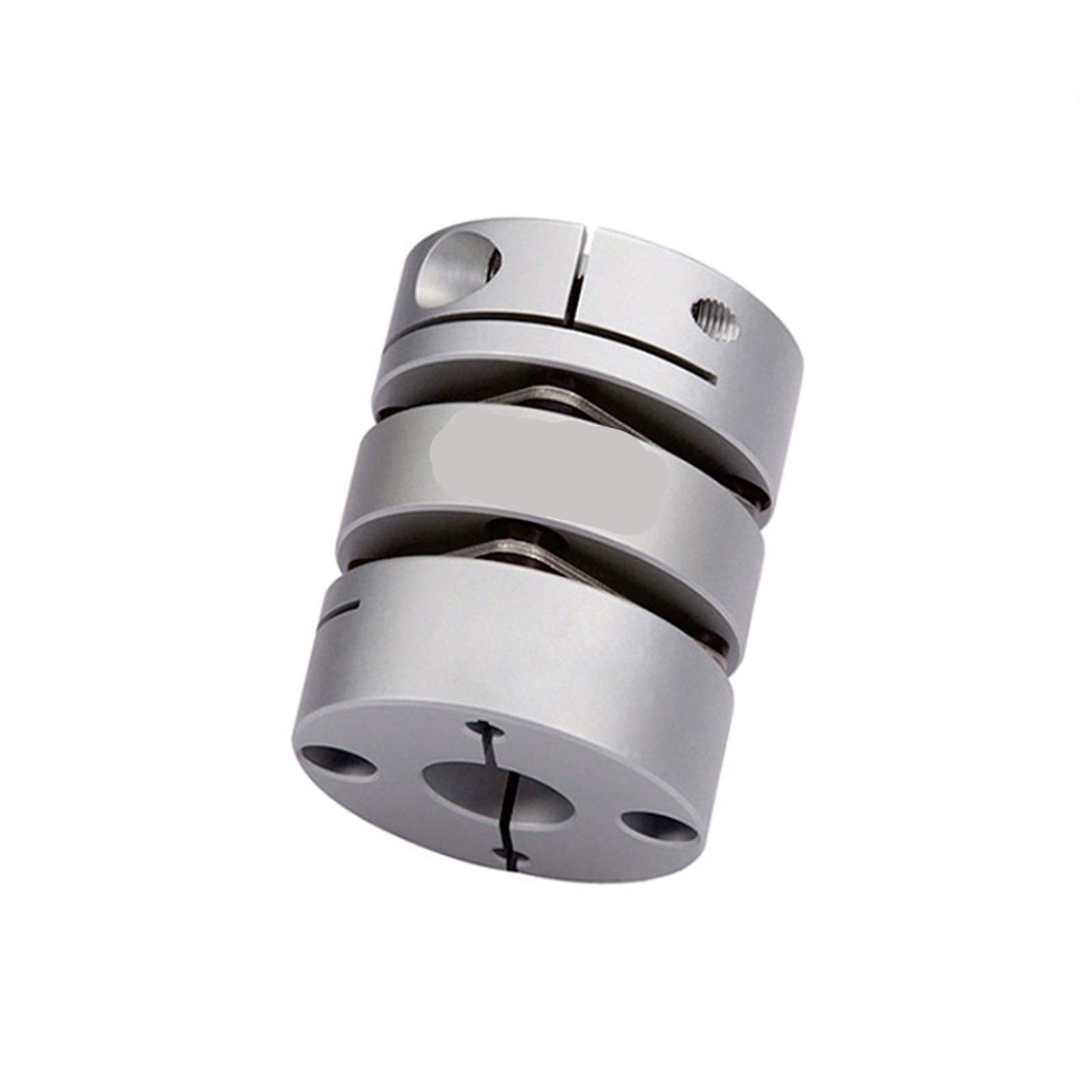 DINGGUANGHE-CUP Coupler High Torque D26 L35 Double Diaphragm Inner Bore 5-14 Elastic Flexible Coupling for Motor Metal (Inner Diameter : 5x14)