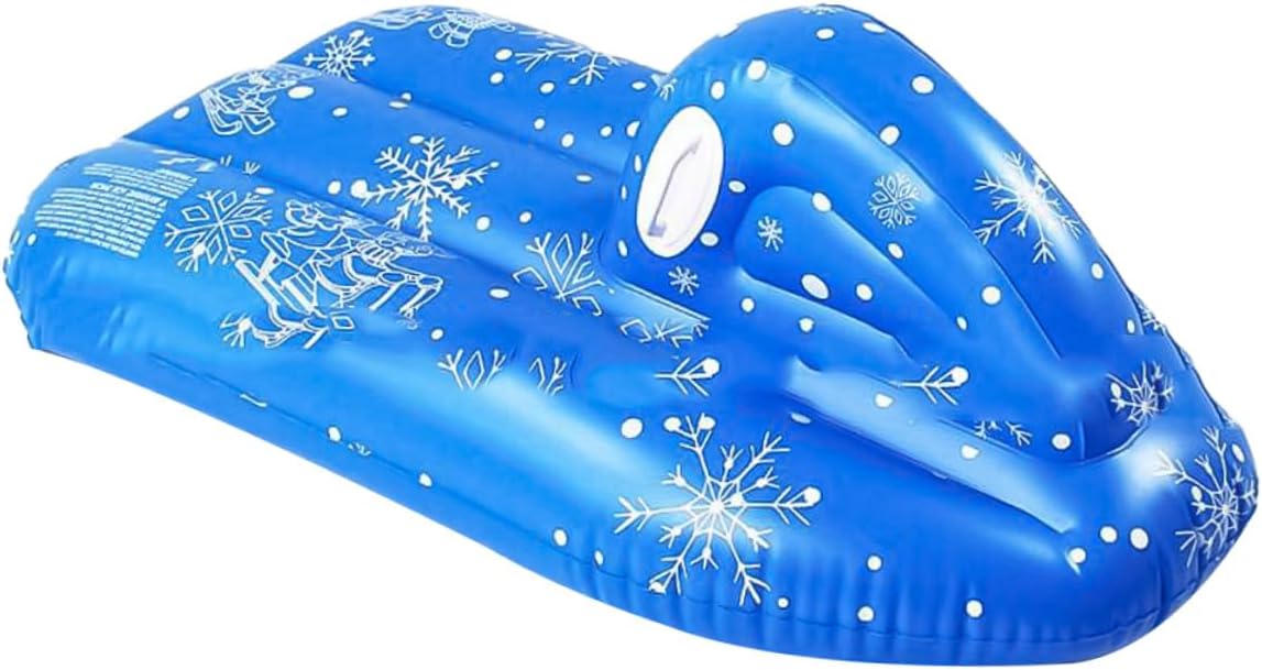 Inflatable Snow Sled Tube for PVC Winter Snow Tube Sledding with Cold-Resistant Material Tool for Boys
