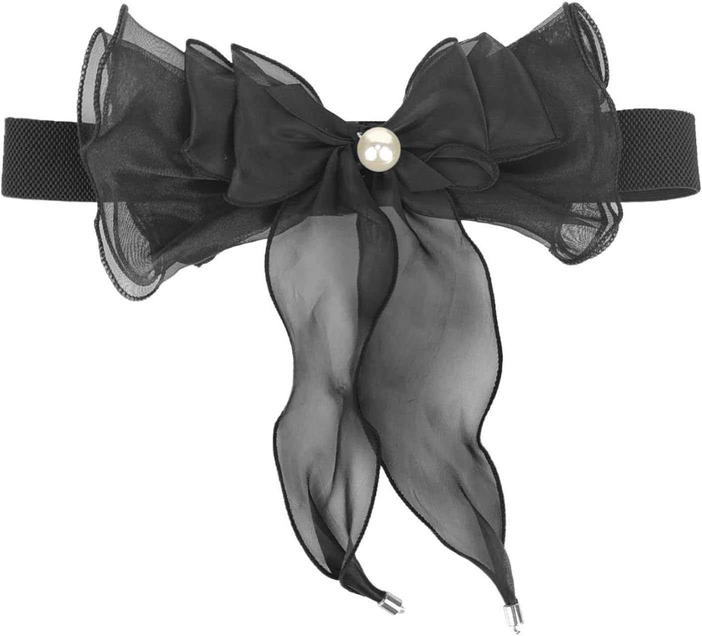 QIANZHENGHUAFashion Wide Corset Belt Women Elastic Bowknot Waspie Belt For Teenager Girl Elegant Waist Dress Decors
