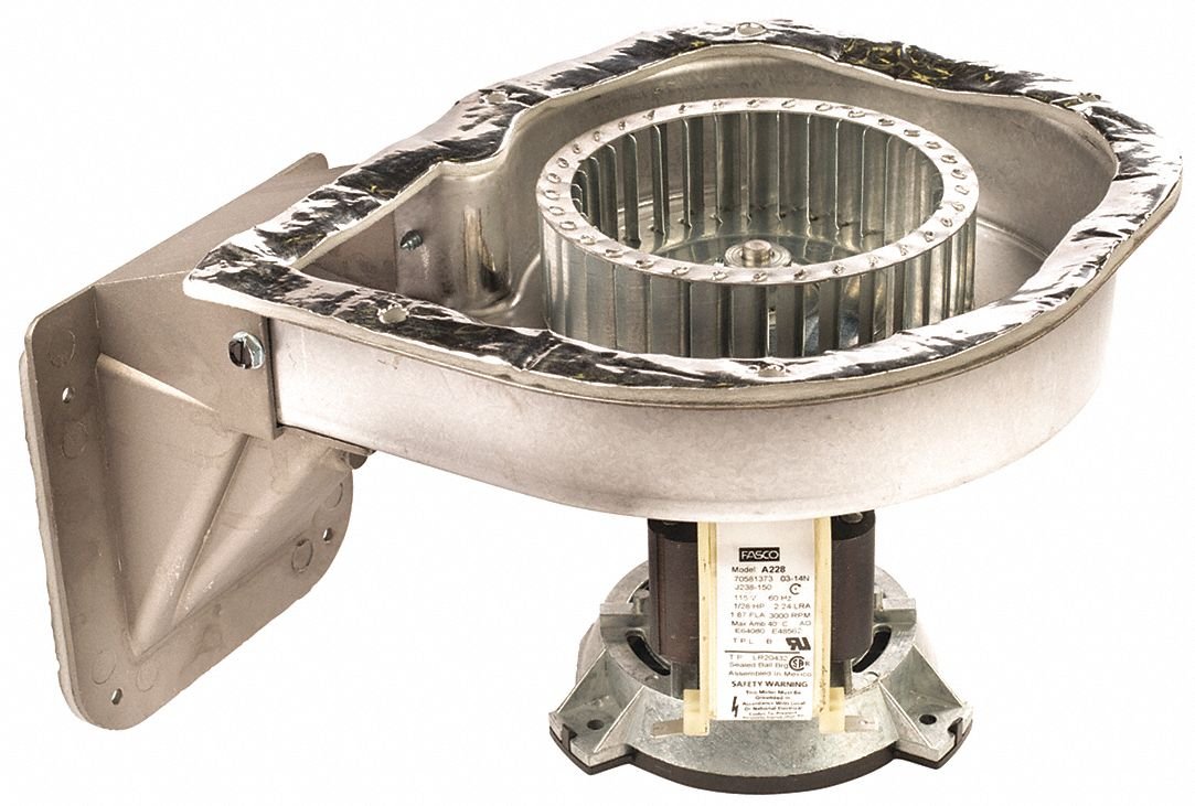 FASCO Round Shaded Pole OEM Specialty Blower, Flange: No, Wheel Dia: 4-1/2