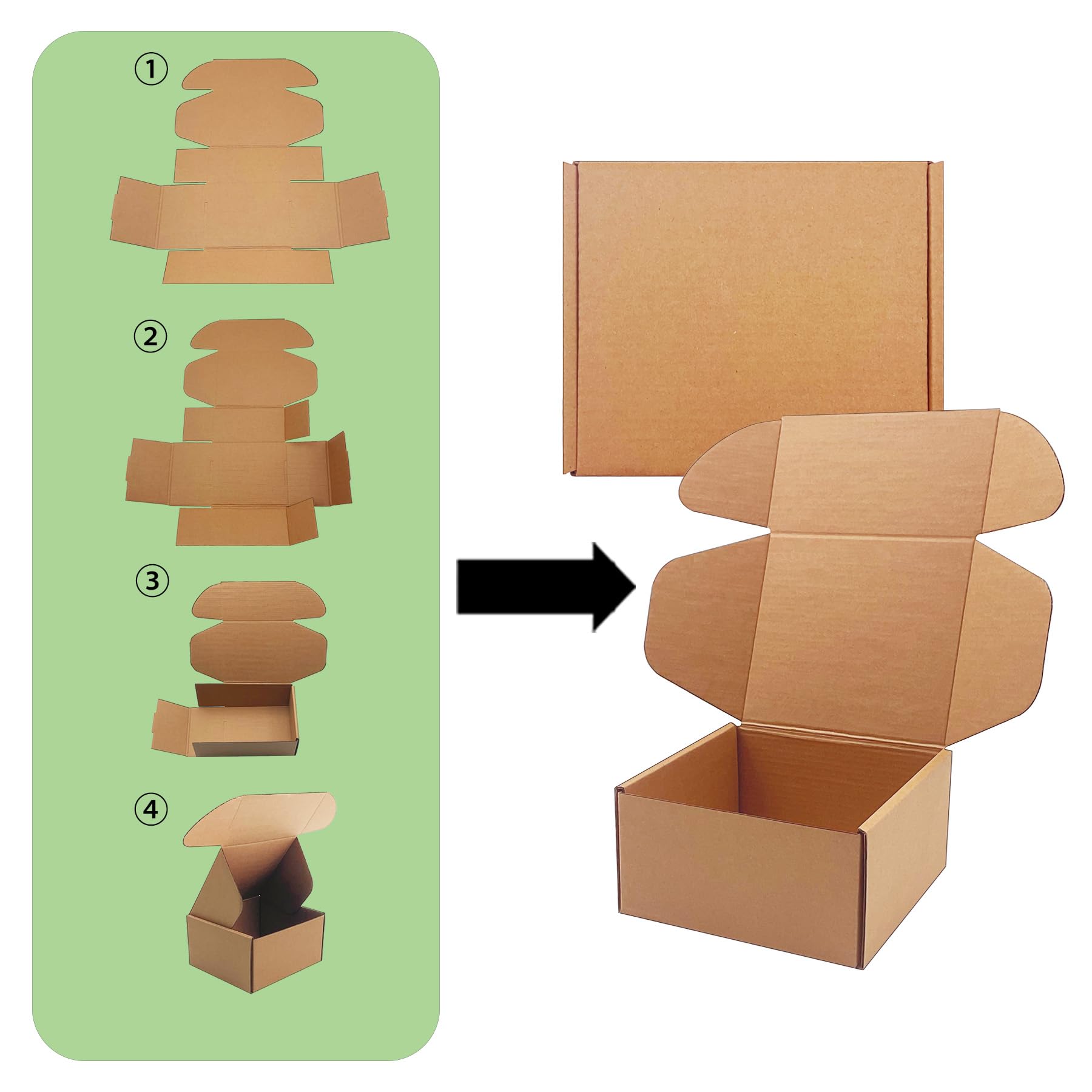 Cajas de envío de 6 x 5 x 3 pulgadas, paquete de 28 cajas de cartón marrón, cajas de regalo pequeñas para embalaje, correo, mudanza y almacenamiento