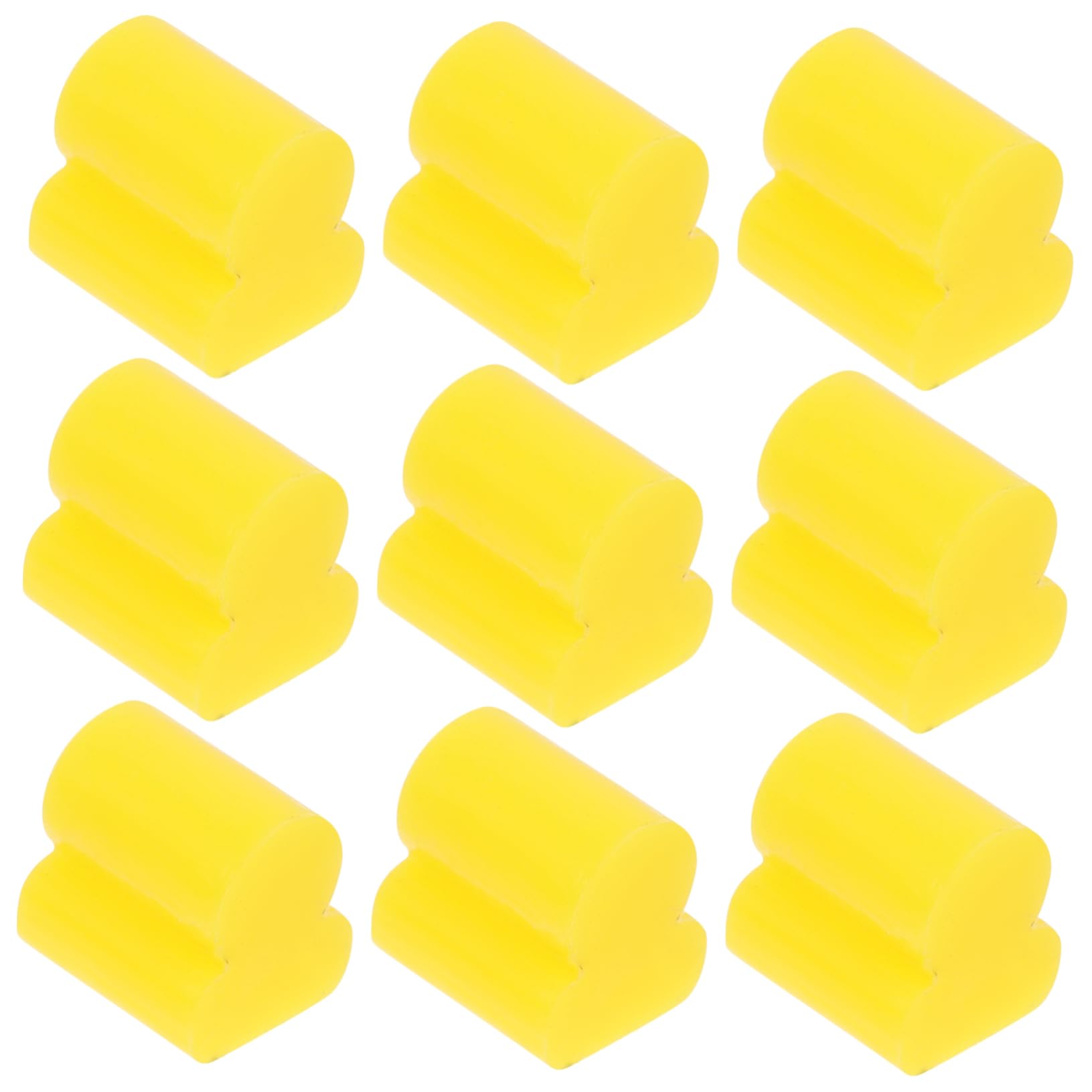 Yardwe 20pcs Silicone Instrument Bumper Pads for Instruments Noise Reduction Practice Tool Easy to Install Durable and Stylish Accessory for Enhanced Playing Experience