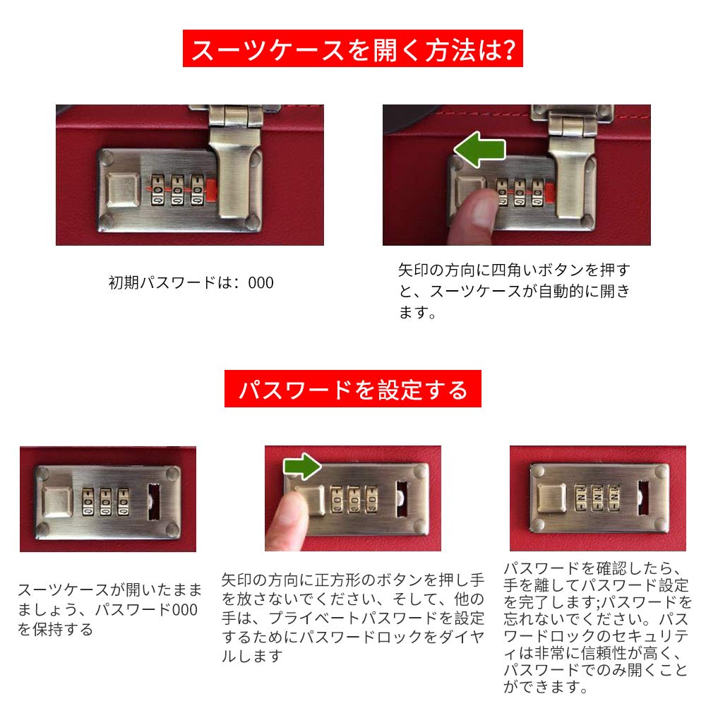 urecity メイクボックス コスメ収納 化粧品収納ボックス メイク収納ケース 鏡付き 大容量 コスメボックス 出張 旅行 持ち運び 大容量 - 5