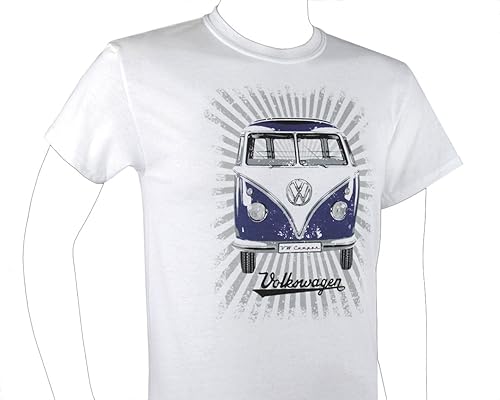 Miniatura 2 de BRISA VW Collection - Volkswagen Samba Bus T1 Camper Van - Camiseta unisex con diseño retro y vintage