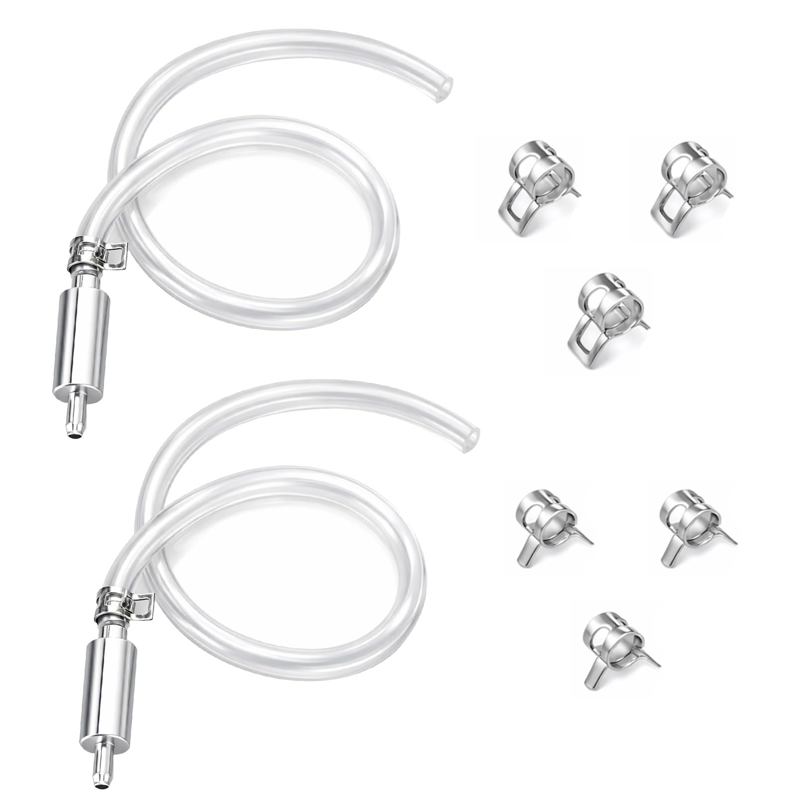 2 Sätze Bremsenentlüftungsgerät & Bremsflüssigkeitswechselgerät, Universelles Werkzeugkit Mit Rückschlagventil, Schläuchen & Klemmen, Schnell Bremsflüssigkeit Wechseln Für Auto & Motorrad