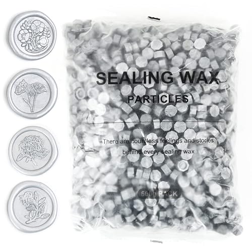 Cuentas de cera de sellado plateadas cuentas de sellado de cera de 11 libras 1500 cuentas de sellado de cera plateada metálica para sello de cera disponible en Yaxa Colombia