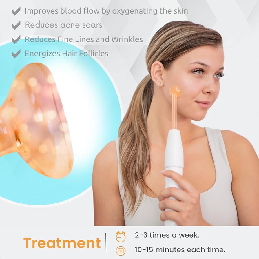 【8NI1】高周波の皮膚総合機器/エステサロンフェイシャル総合機器 Amazon | Dermati 高周波フェイシャルマシン - ポータブル