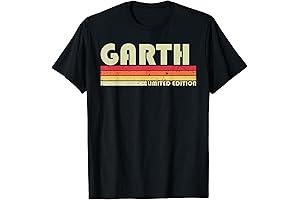 GARTH: The Coolest Name Around on a Retro Vintage Tee