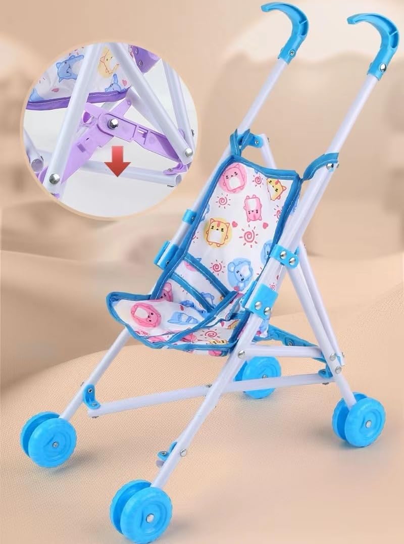 Amazon.co.jp: ベビーカー おもちゃ 人形用乳母車 赤ちゃん ごっこ遊び