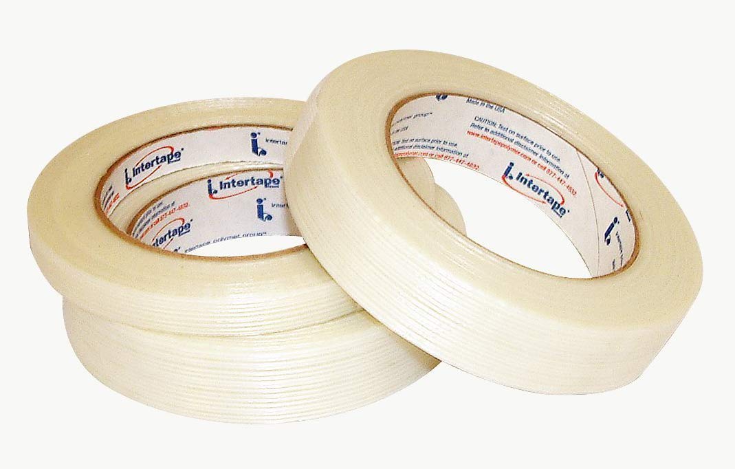 INTERTAPE Glass Cloth Filament Strapping Tape RG286-24mm x 60yd - Full case of 36 Rolls