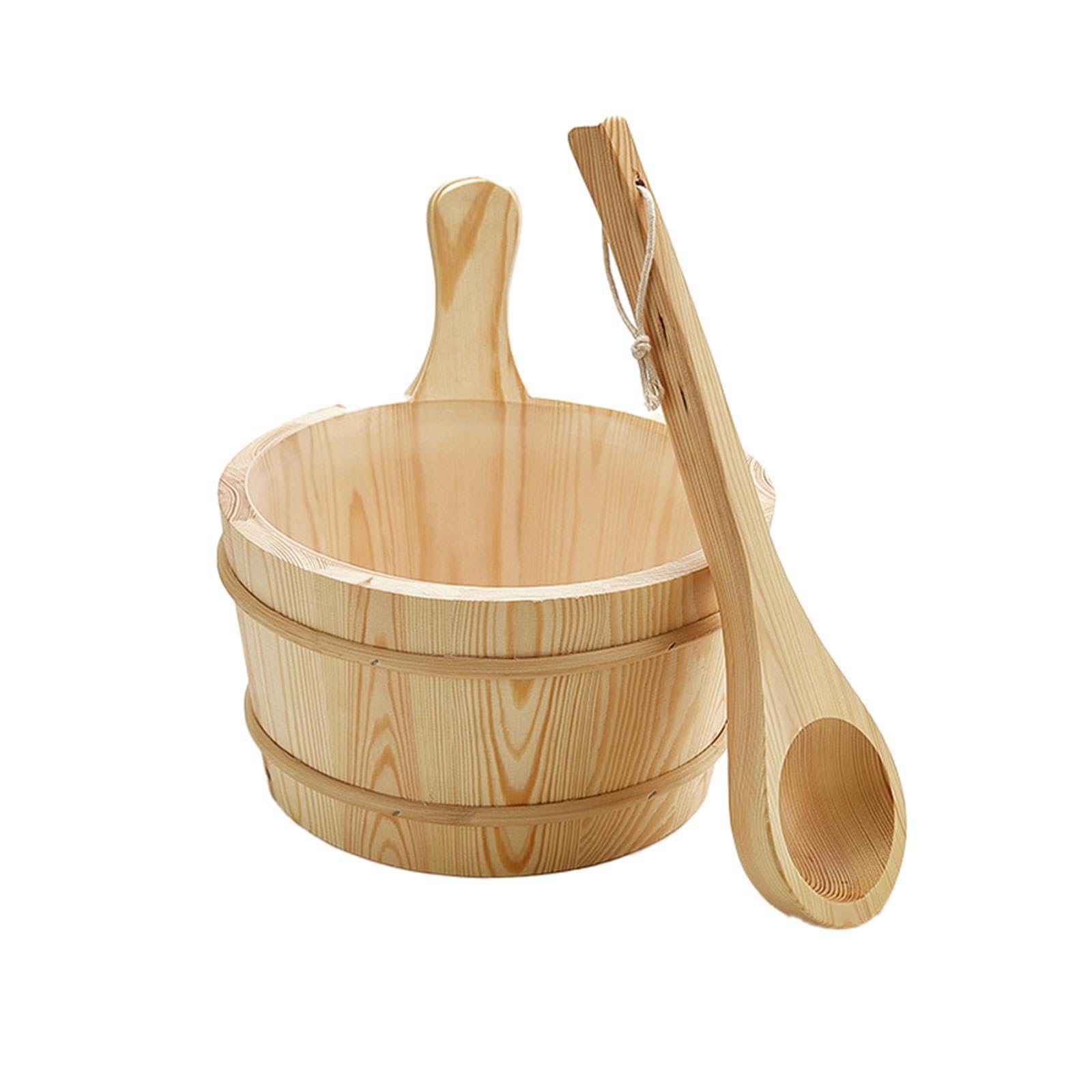 Cubo Sauna Madera Accesorios Portátil Reloj Arena Uso Prolongado Adecuado para Sesiones de Relajación y Sauna en Hogar