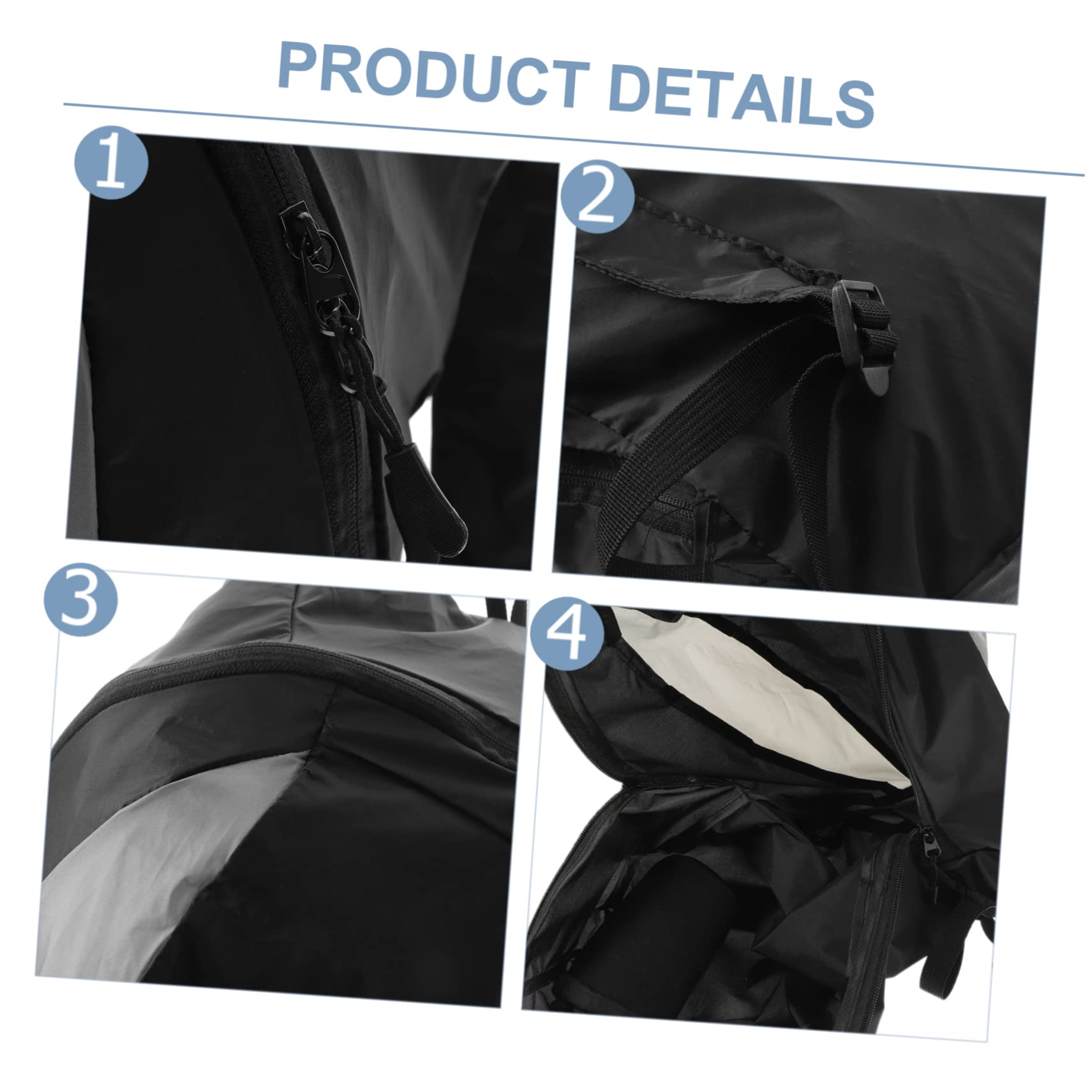 SUPVOX Motorcycle Backpack Easy Drawstring Design Lightweight Breathable Sports Pouch