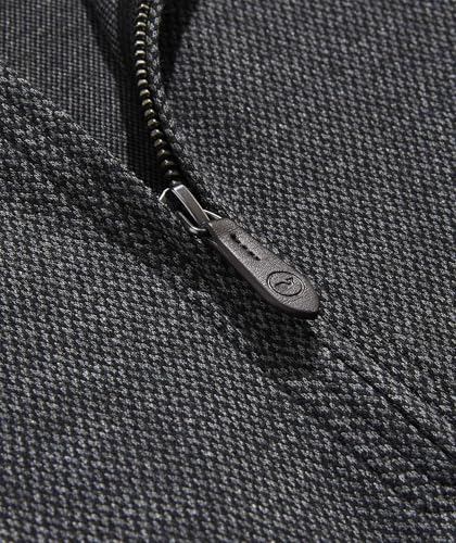 vineyard vines Men's Herringbone Bluffs Performance Quarter-Zip4