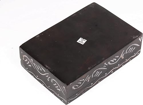 Miniatura 5 de Árbol de la vida hecho a mano tallado en árbol de la vida joyería decorativa de elefante caja de cartas caja de cartas caja de recuerdos regalo de