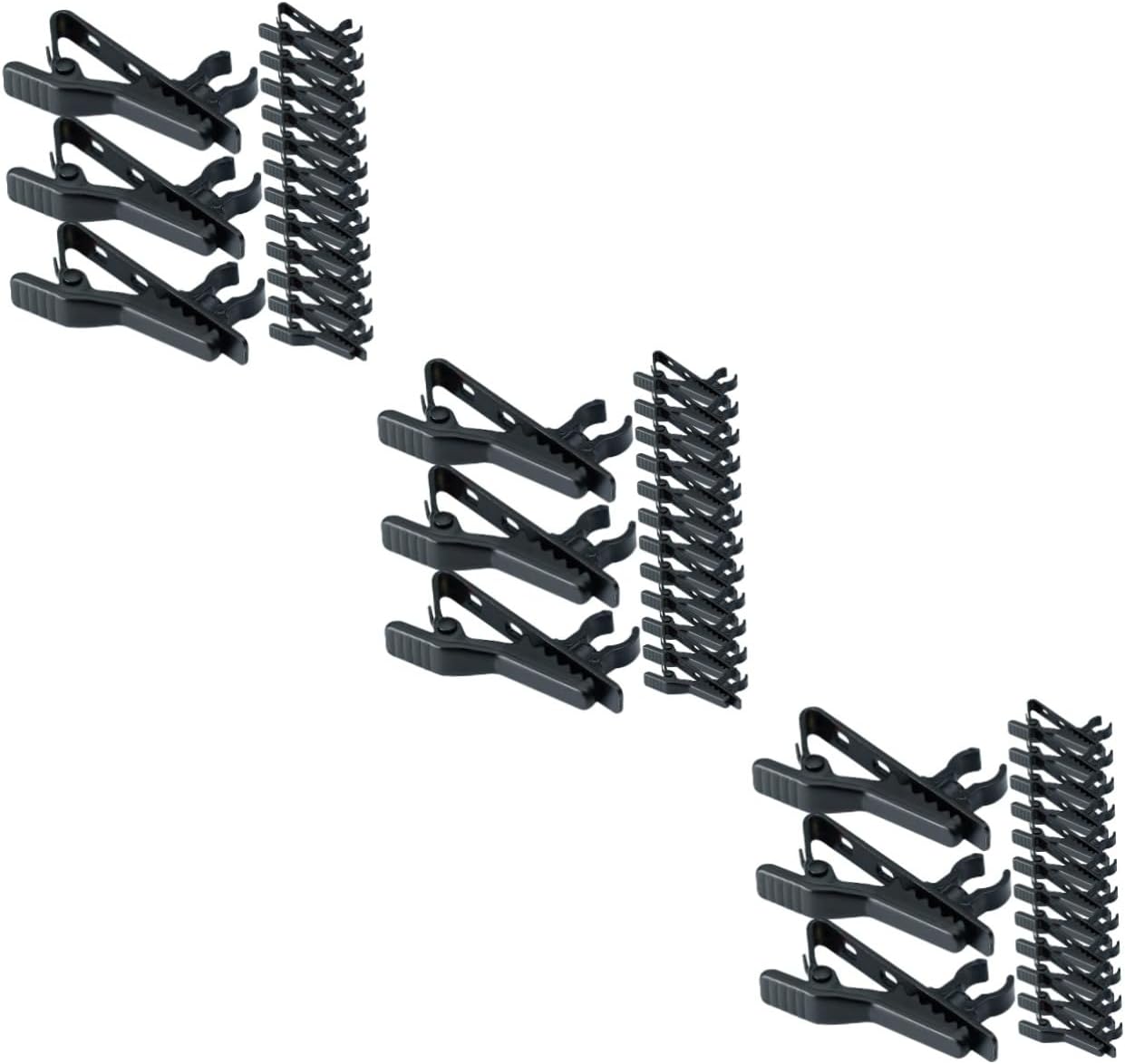 Toyvian 45pcs Clip Microphone Holder Iron Microphone Clips for Use Lightweight and Portable Mic Clamps for Easy Installation and Convenient Setup
