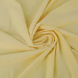 Tecido de nylon fosco elastano 4 vias stretch tricot Milliskin para costura roupa de banho esportiva - 152 cm de largura (amarelo bebê, 2 jardas)