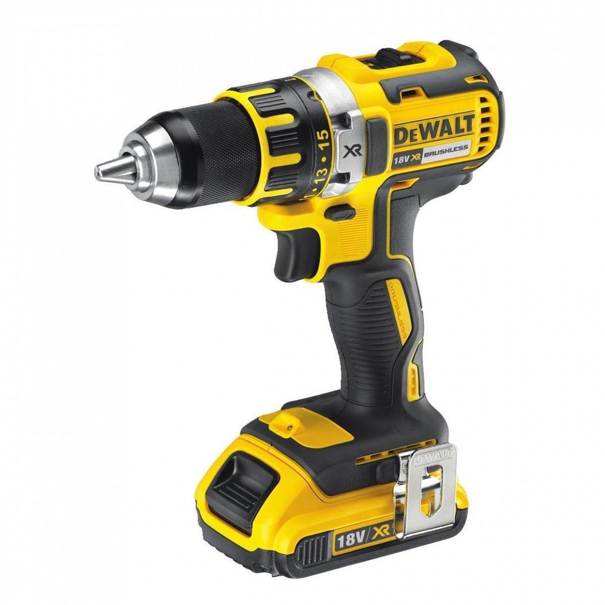 DeWalt DCD709D2T Akku-Schlagbohrschrauber 18V, Bürstenlos, Mit 2 Akkus & Zubehör